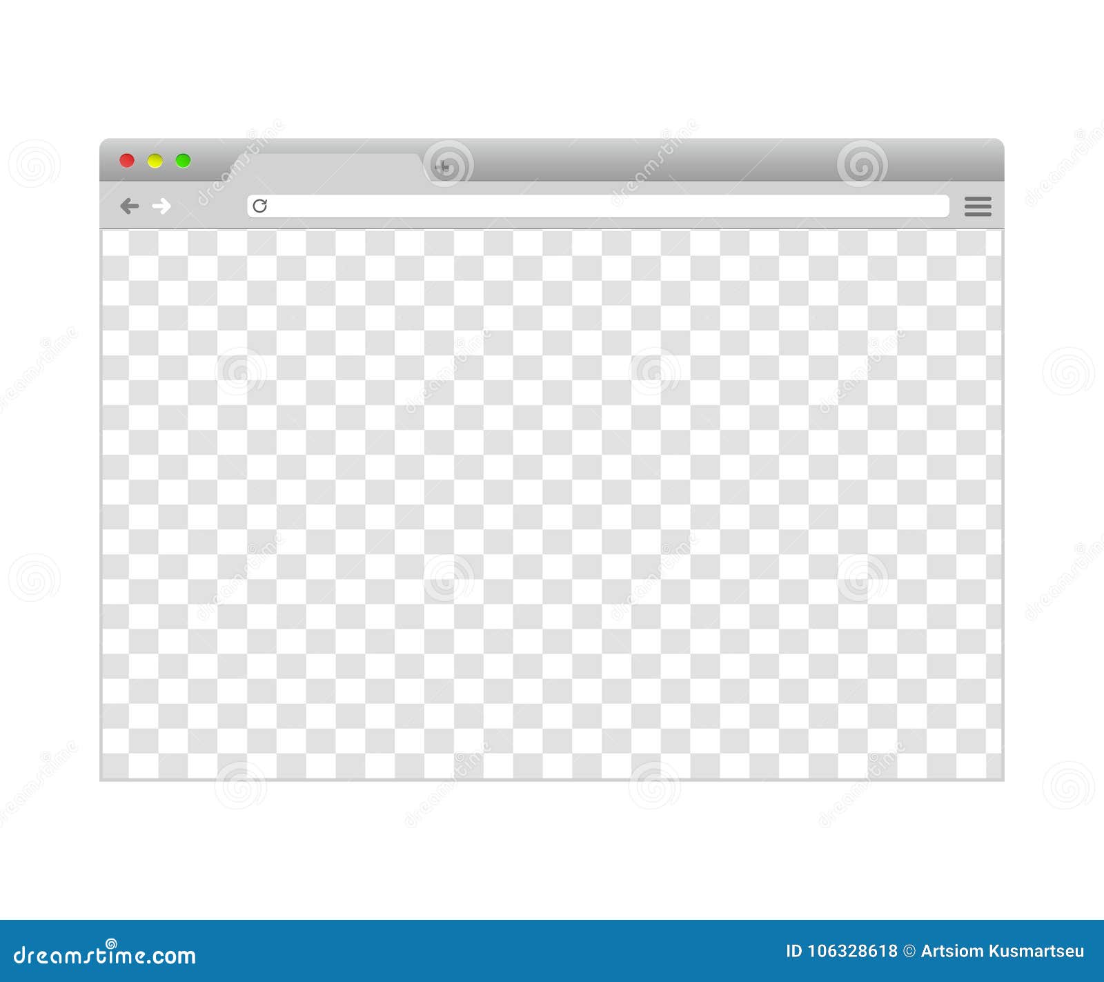 Download Simple Blank Browser Window Mockup Stock Vector ...