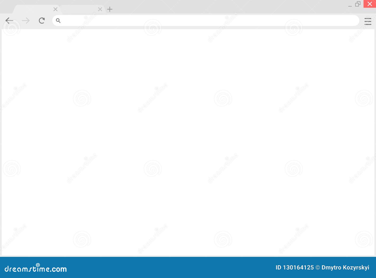Download Browser Window Web Browser In Flat Style Window Concept Internet Browser Mockup Screen Design Vector Illustration Stock Vector Illustration Of Design Mockup 130164125
