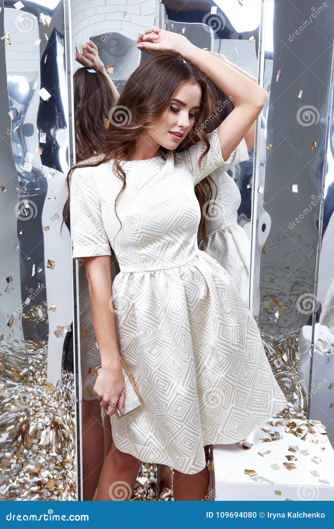 Brunette Hair Woman Wear Fashion White Dress Party Style Pretty Stock Photo - Image of feast, clothing: 109694080 Brunette Hair Woman Wear Fashion White Dress Party Style Pretty Stock Photo - Image of feast, clothing: 109694080