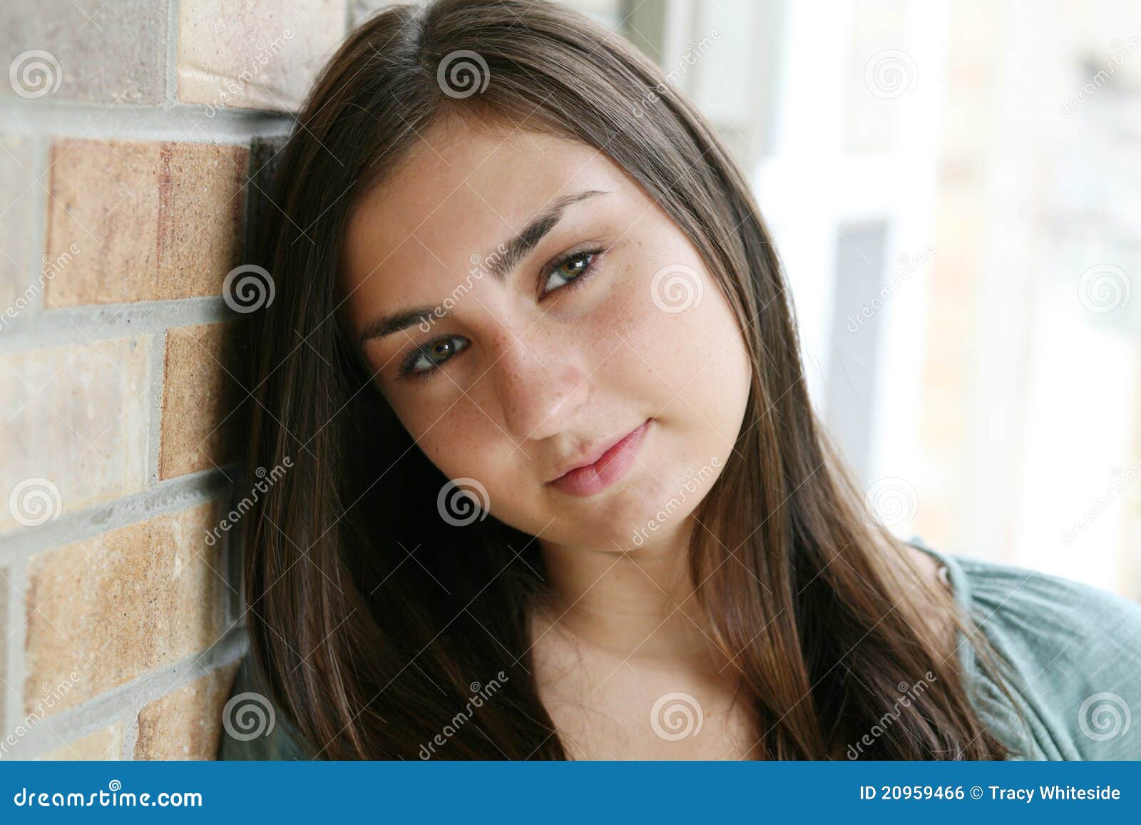 Freckled Brunette