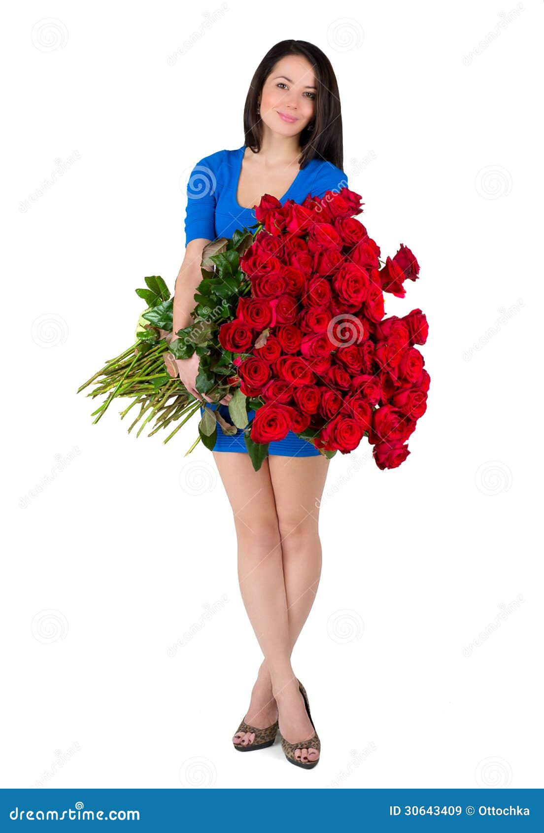 Big Bouquet of Red Roses