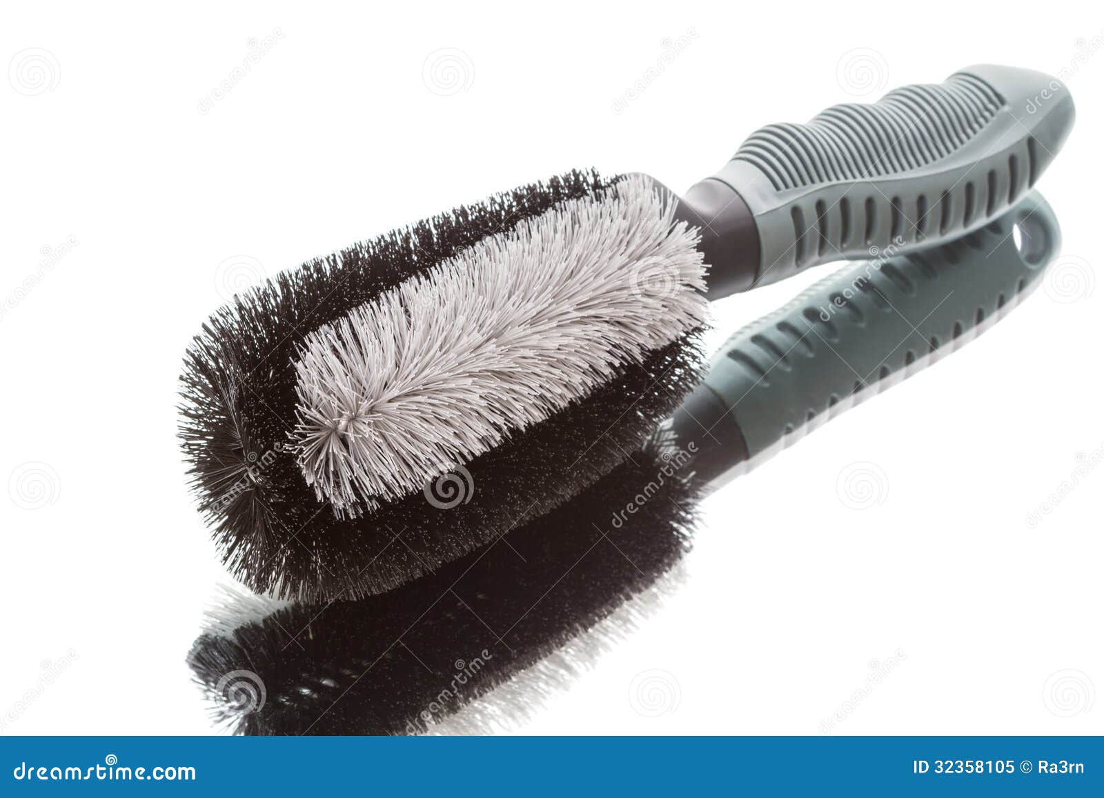 Brush for Cleaning the Car Wheels Stock Image Image of closeup