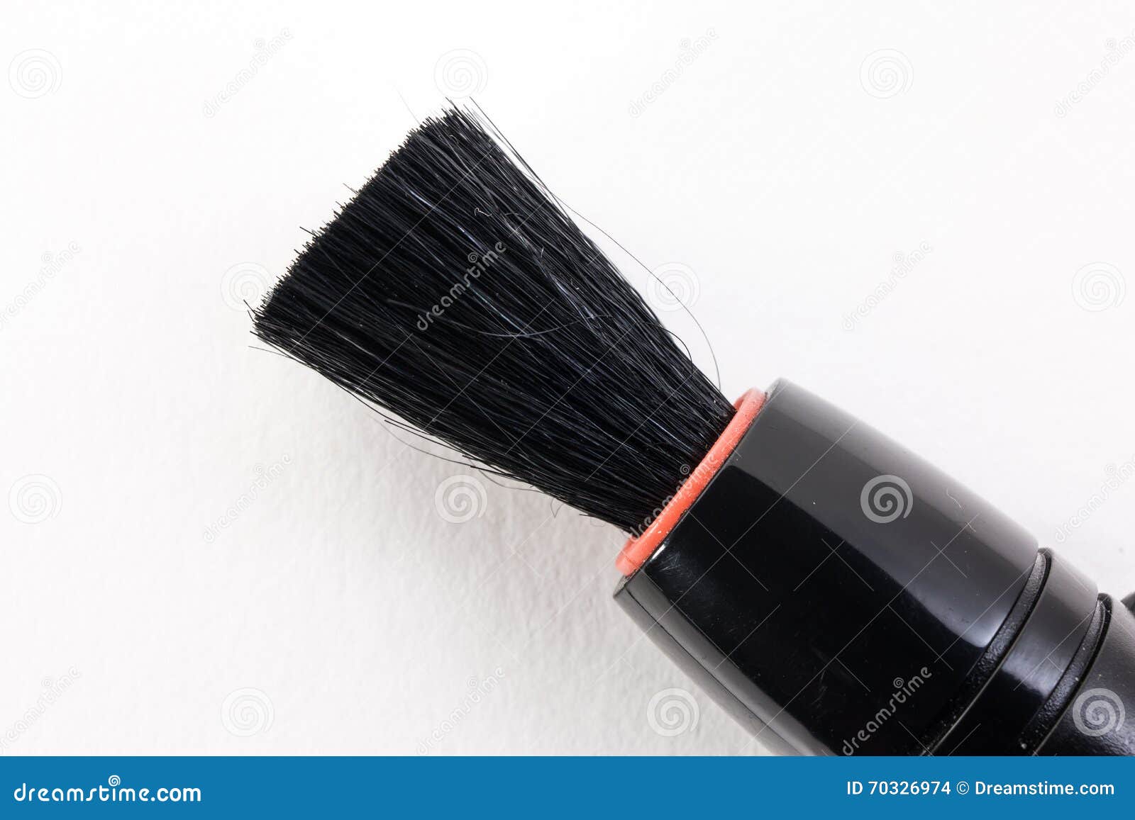 Brush for Cleaning Lenses Closeup Stock Photo Image of background