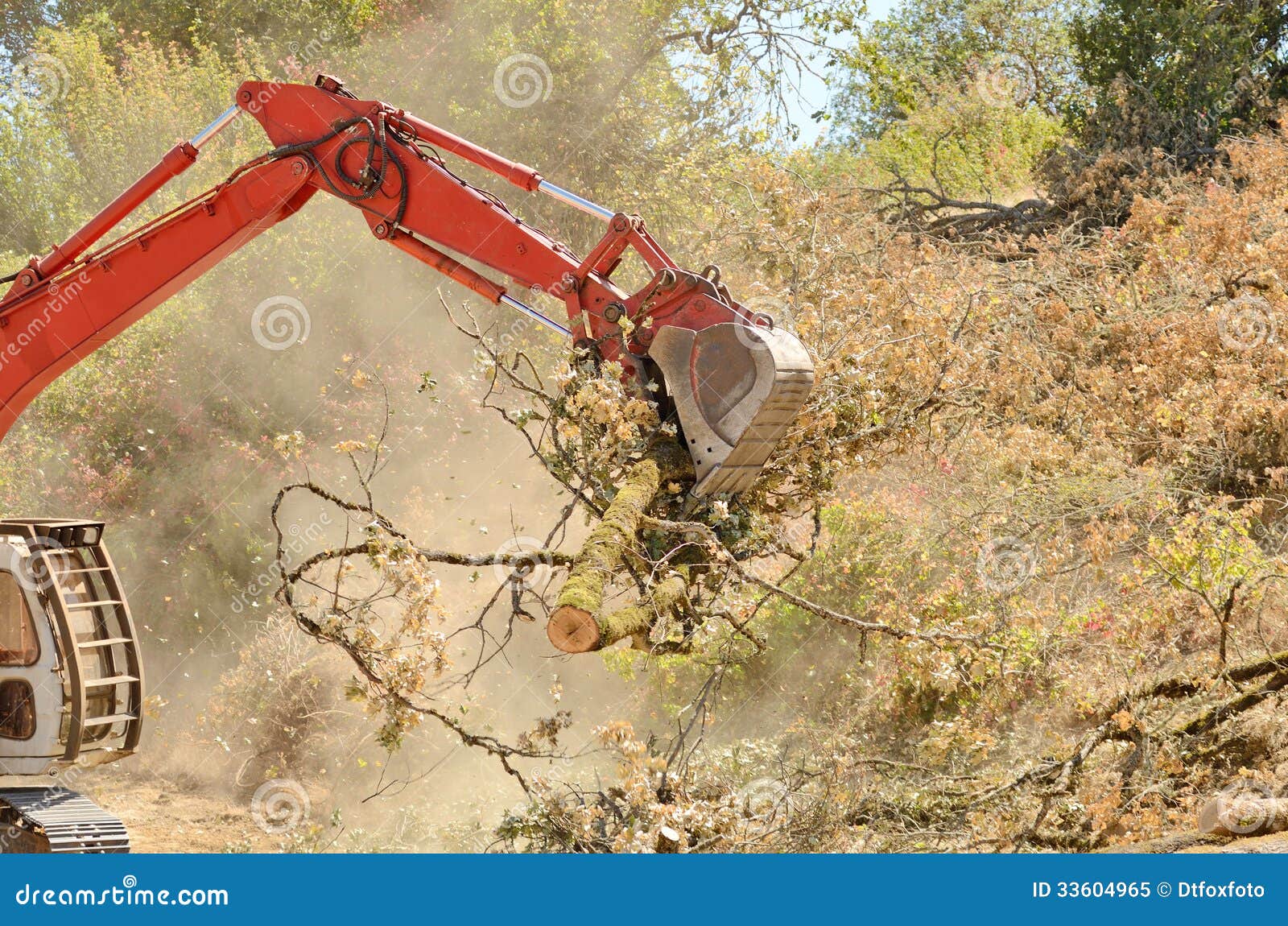 Brush Hoe stock image. Image of transport, construction 33604965