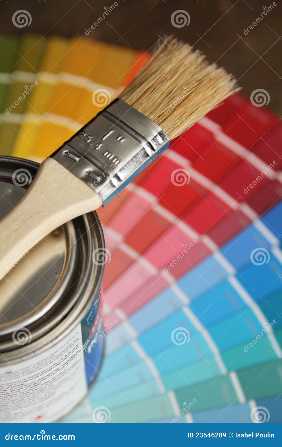 Brush, Painting and Color Palette Stock Image Image of improvement