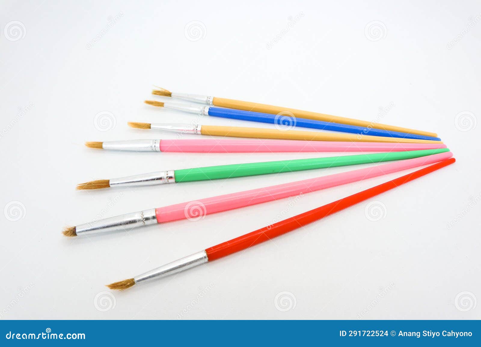 Brush for Painting White Isolated Color Stock Photo Image of