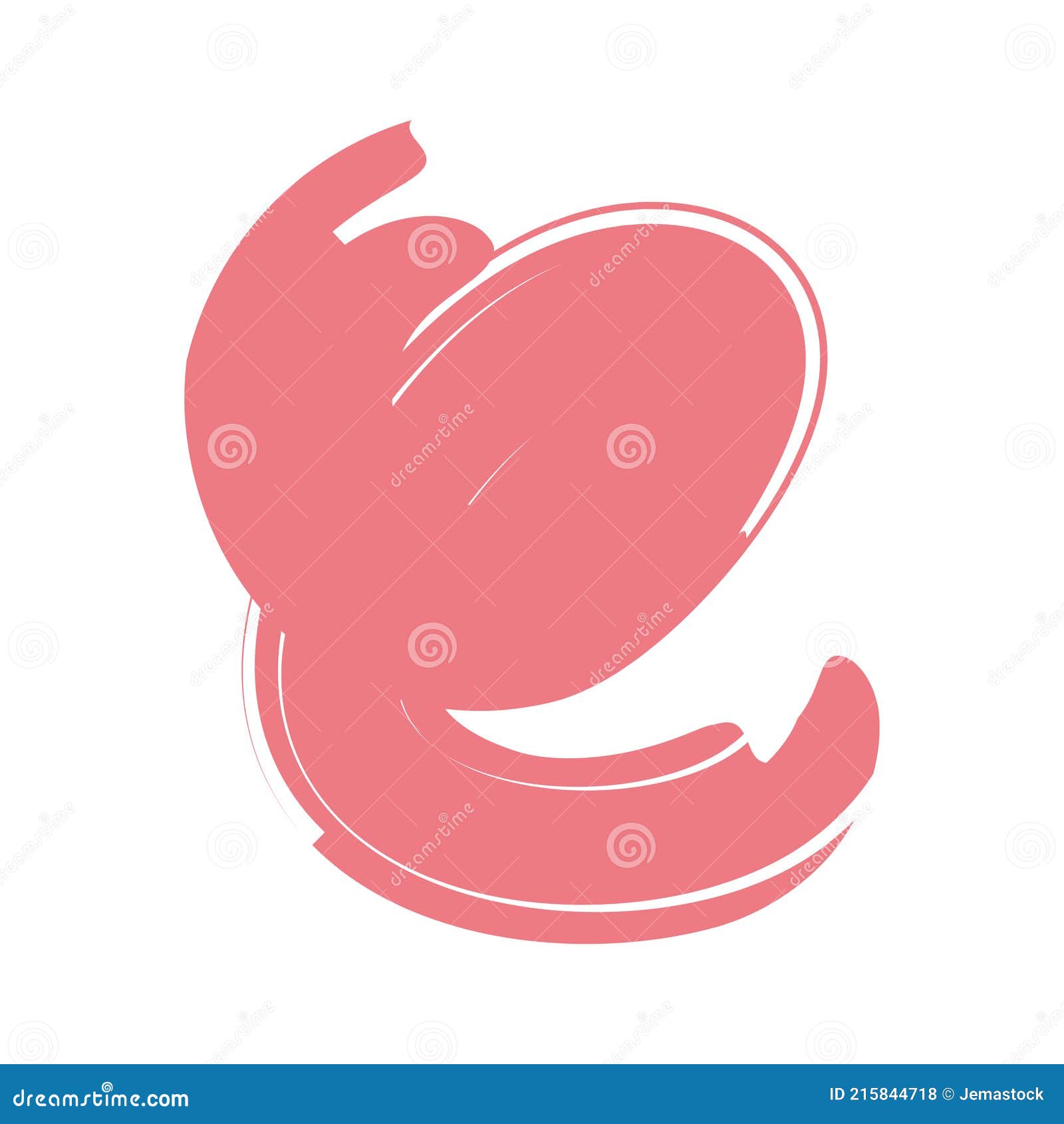 Brush pink stain stock vector. Illustration of modern 215844718