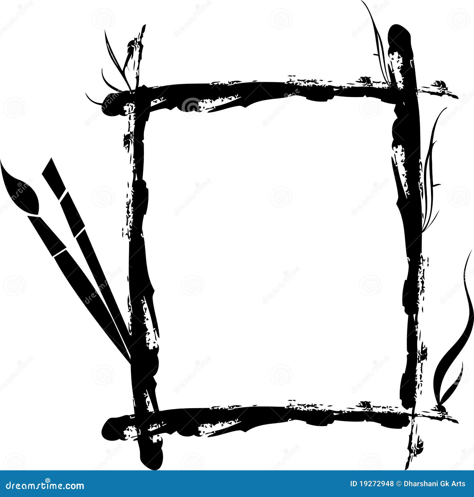 Brush strokes logo stock vector. Illustration of analog 19272948