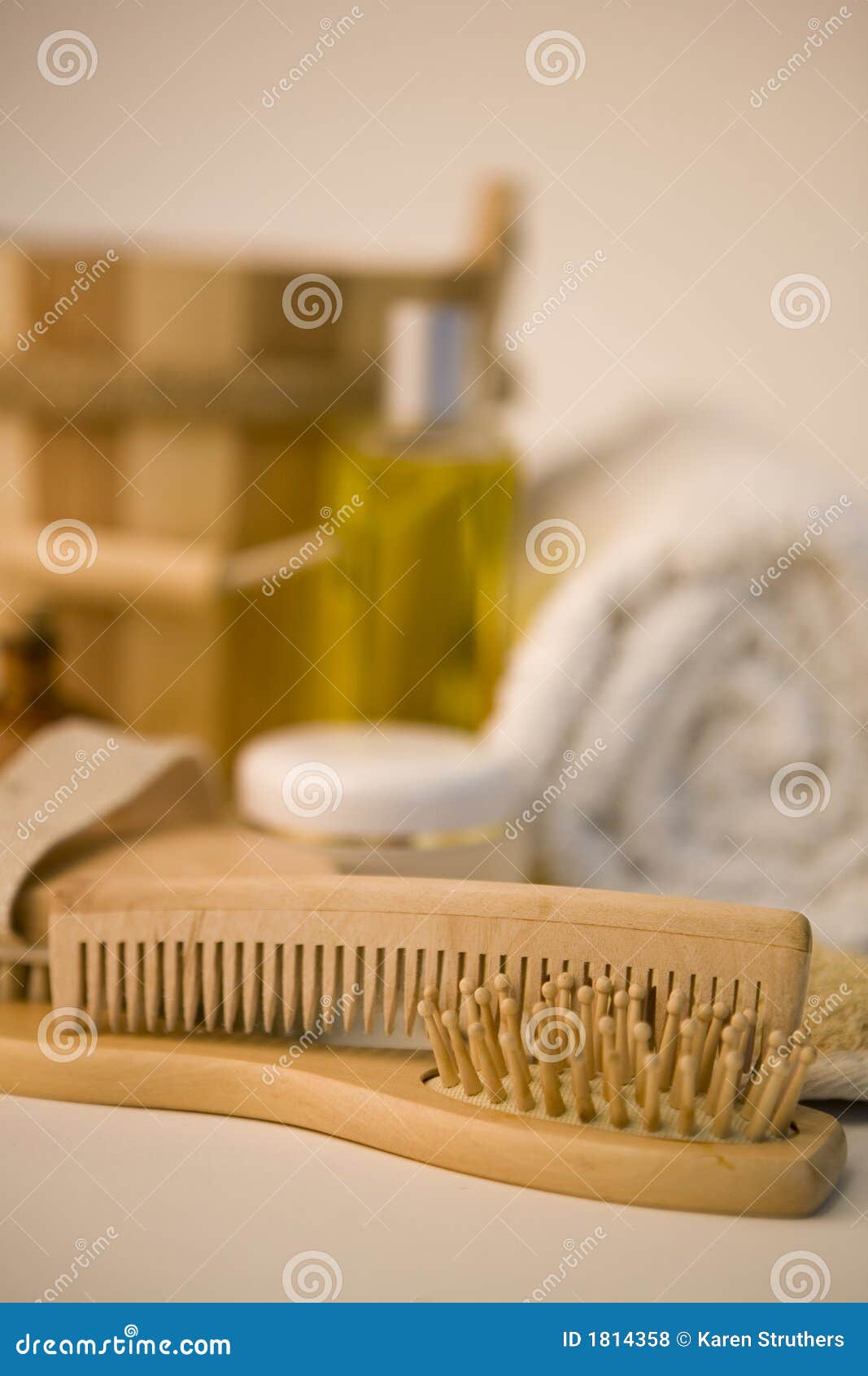 Brushes and Bathroom Products Stock Photo Image of brush, products