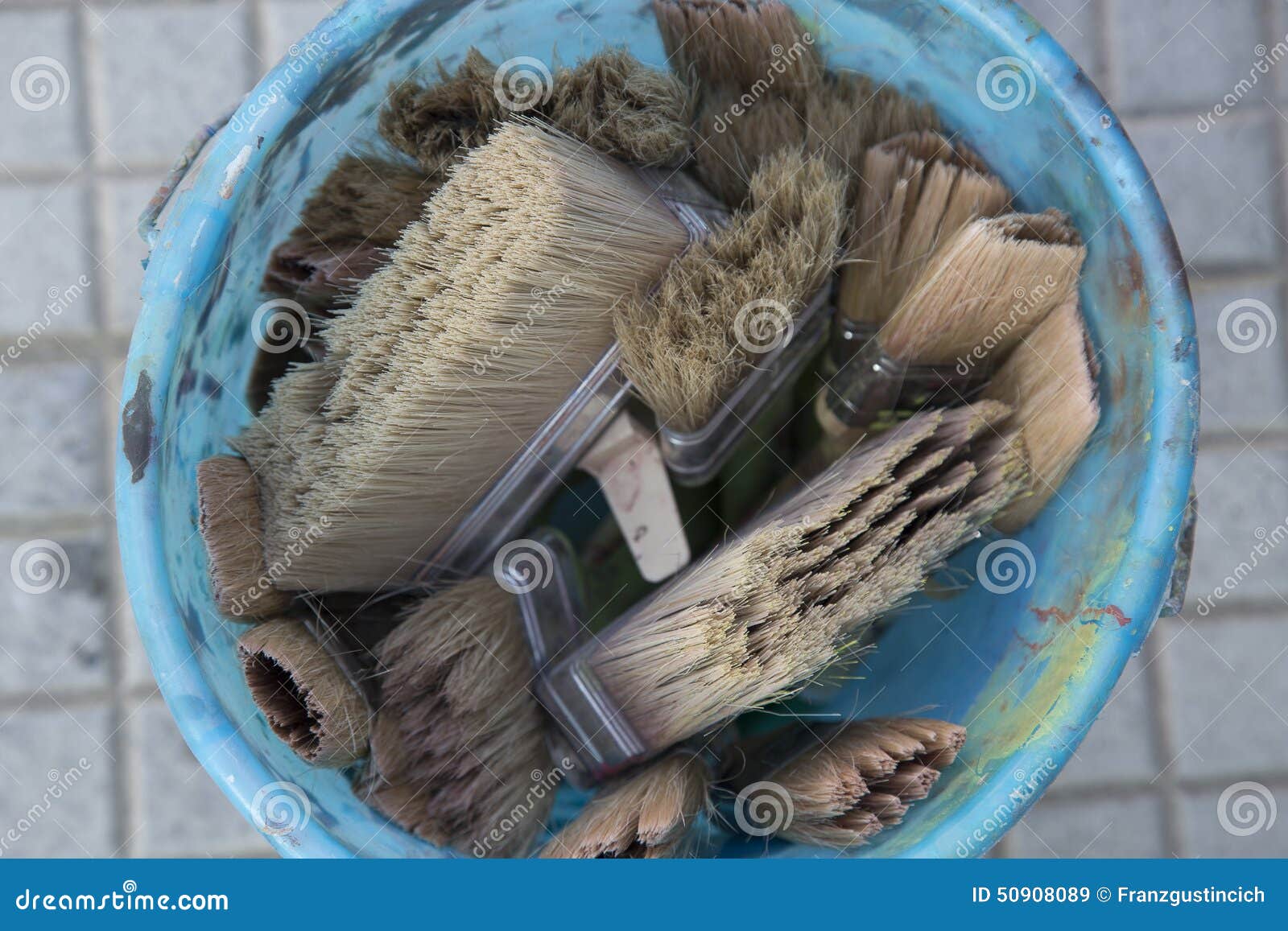 Brushes and bristle stock image. Image of decorating 50908089