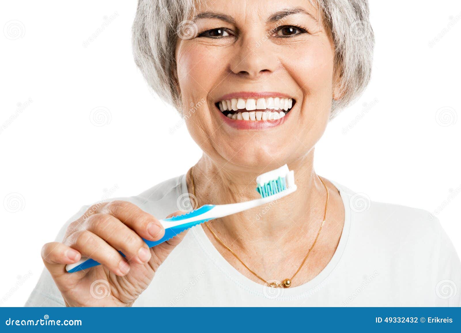 Brushing teeth stock photo. Image of laugh, brush, hygiene 49332432