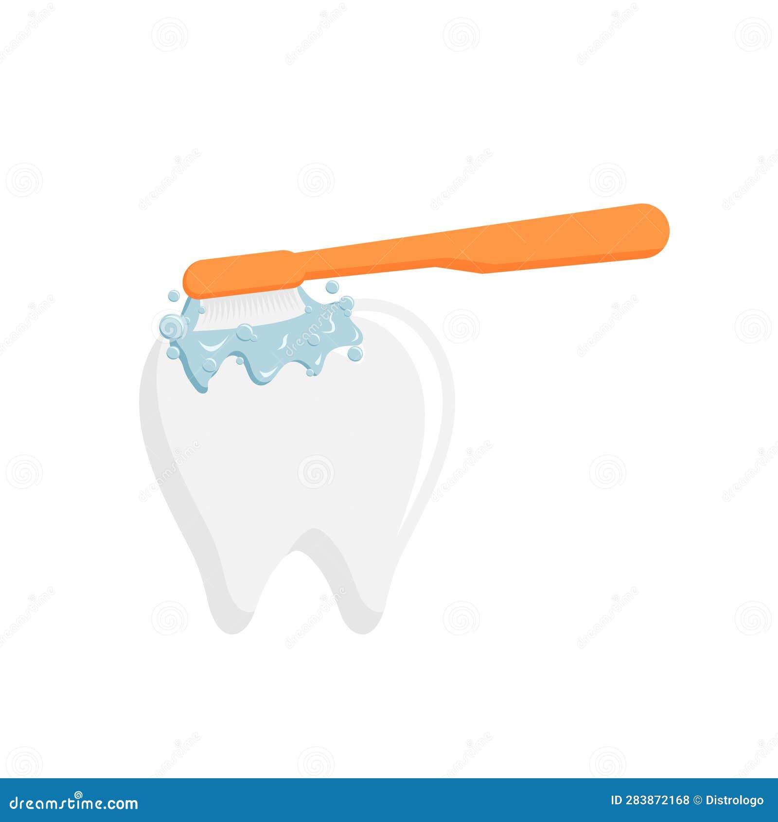 Brushing Teeth Vector Illustration. Teeth Care Icon Sign Symbol Stock Vector Illustration of