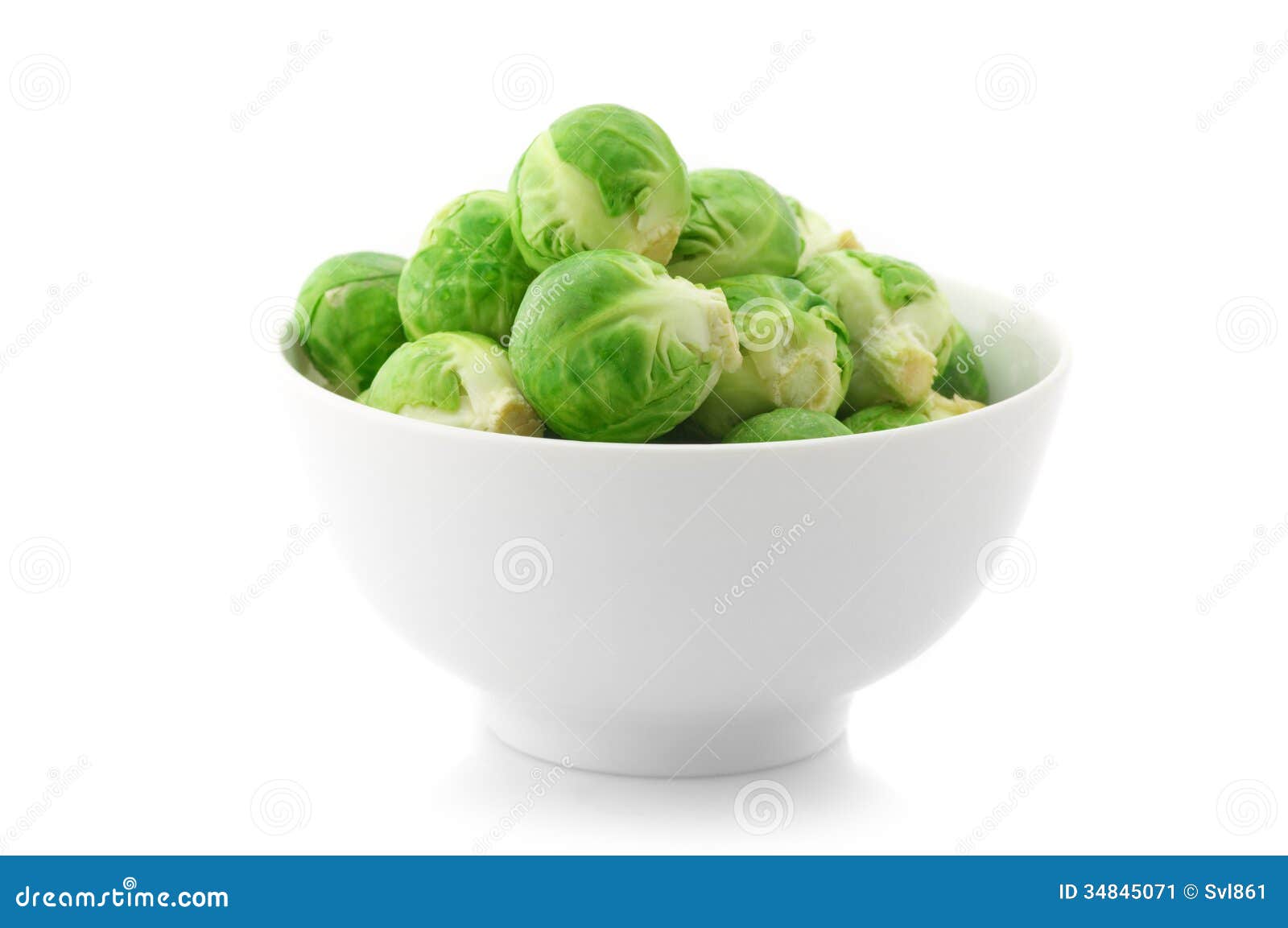Brussel sprouts in bowl stock image. Image of green, vegetarian 34845071