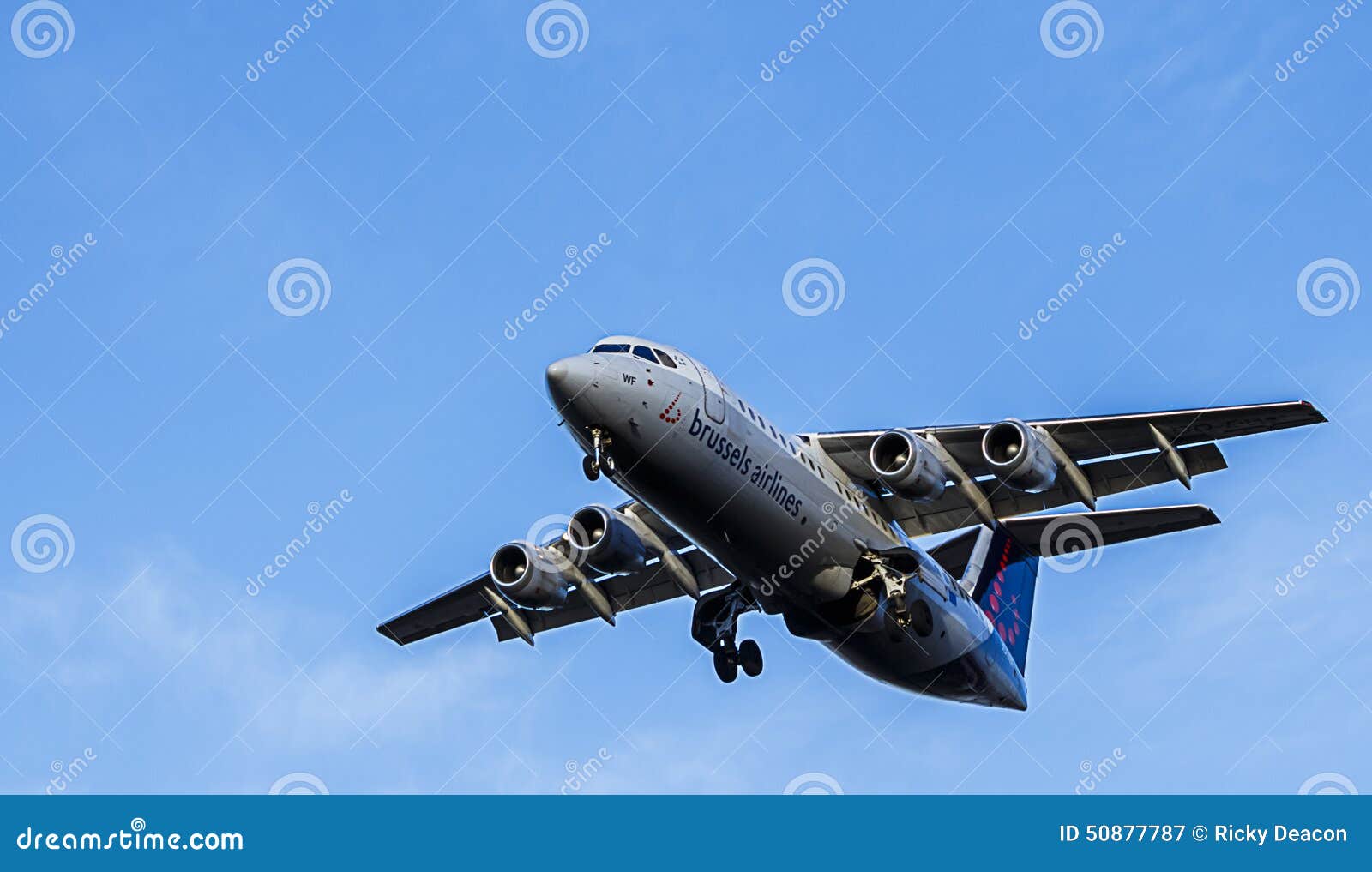 Brussels Airlines Short Haul Passenger Aircraft. BAe 146 / Avro RJ100 Editorial ...