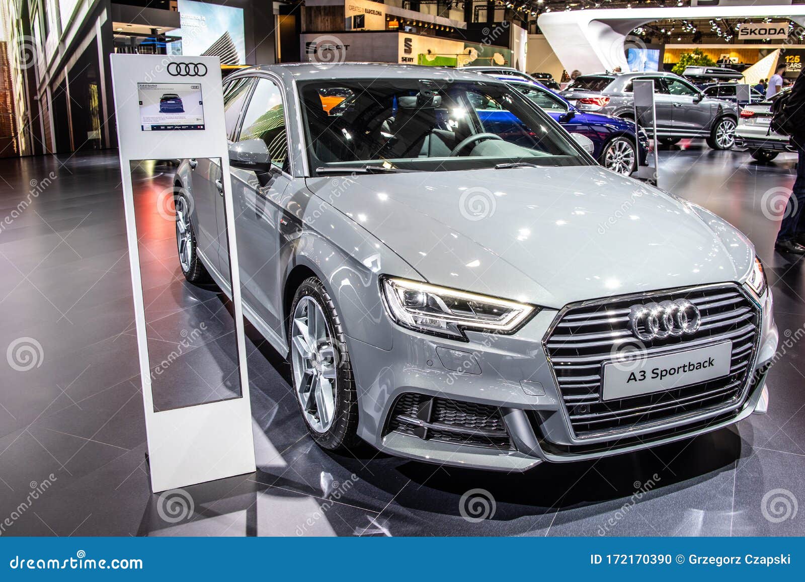 A3 Sportback TFSI at Brussels Motor Show, Third Generation, Typ 8V, Car Produced by Audi AG Image - Image of dealer, luxury: 172170390