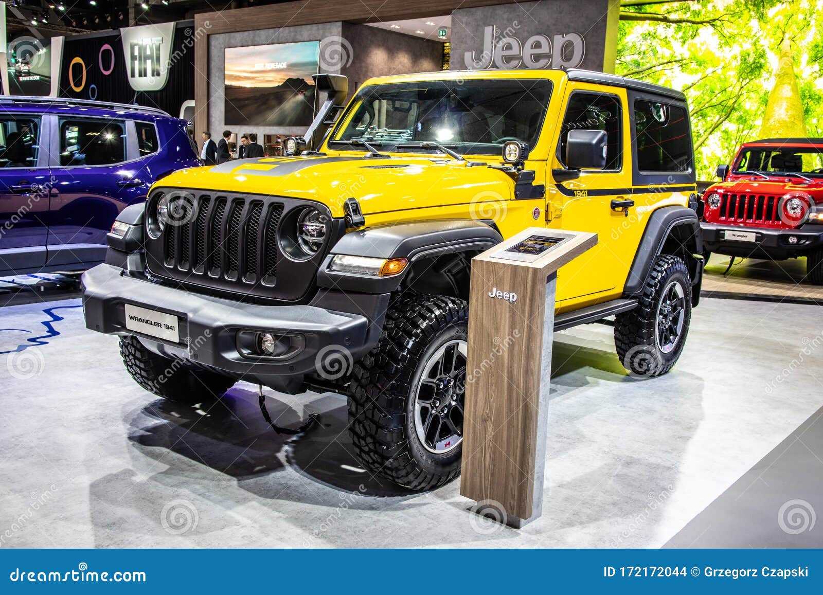 Jeep Wrangler 1941 Edition at Brussels Motor Show, Fourth Generation, JL,  Four-wheel Drive Off-road Jeep Vehicle Editorial Stock Image - Image of jeep,  automotiveshow: 172172044