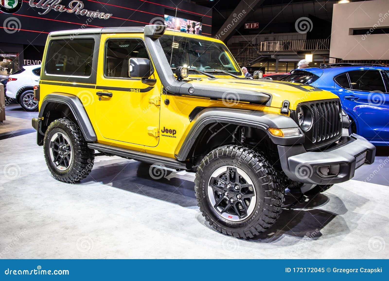 Jeep Wrangler 1941 Edition at Brussels Motor Show, Fourth Generation, JL, Four-wheel Off-road Jeep Vehicle Editorial Image - Image industry, auto: 172172045