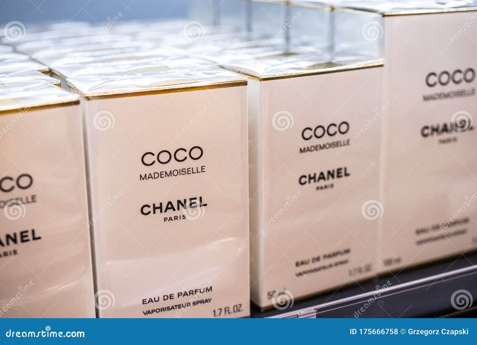 Coco Mademoiselle Chanel Perfume on the Shop Display for Sale Editorial  Stock Photo - Image of couturier, female: 175666758