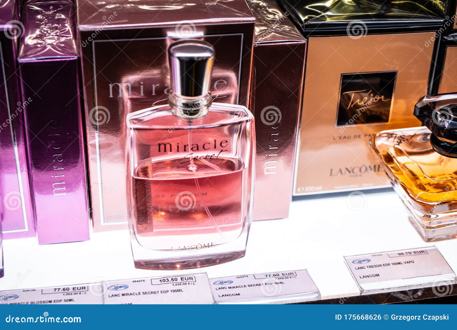 Lancome Perfume, Fragrance on the Shop Display for Sale, Lancome is a ...