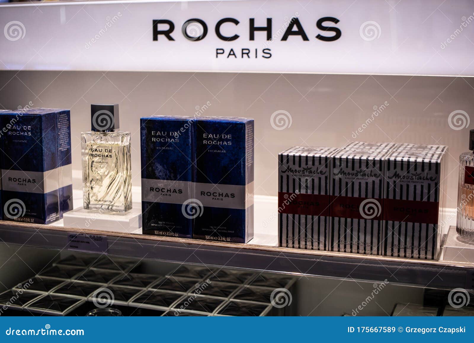 Rochas Perfume, Fragrance on the Shop Display for Sale, Rochas Paris is ...