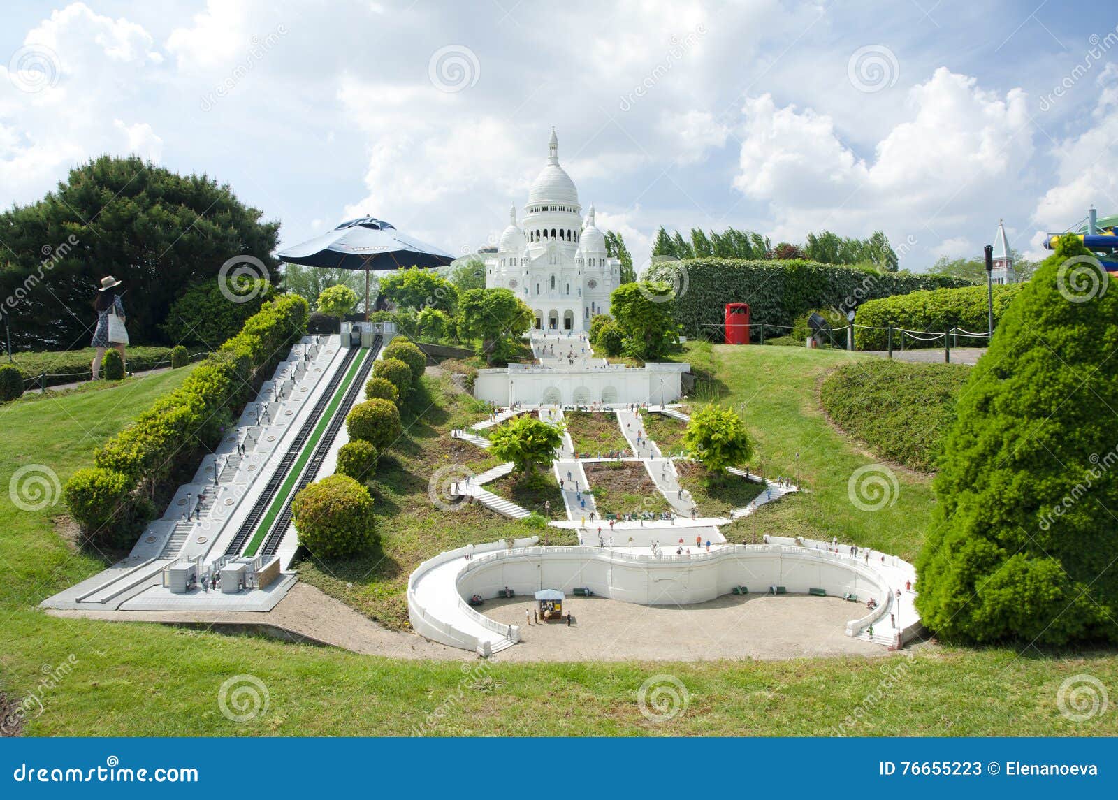 BRUSSELS, BELGIUM - 13 MAY 2016: Miniatures at the Park Mini-Europe ...