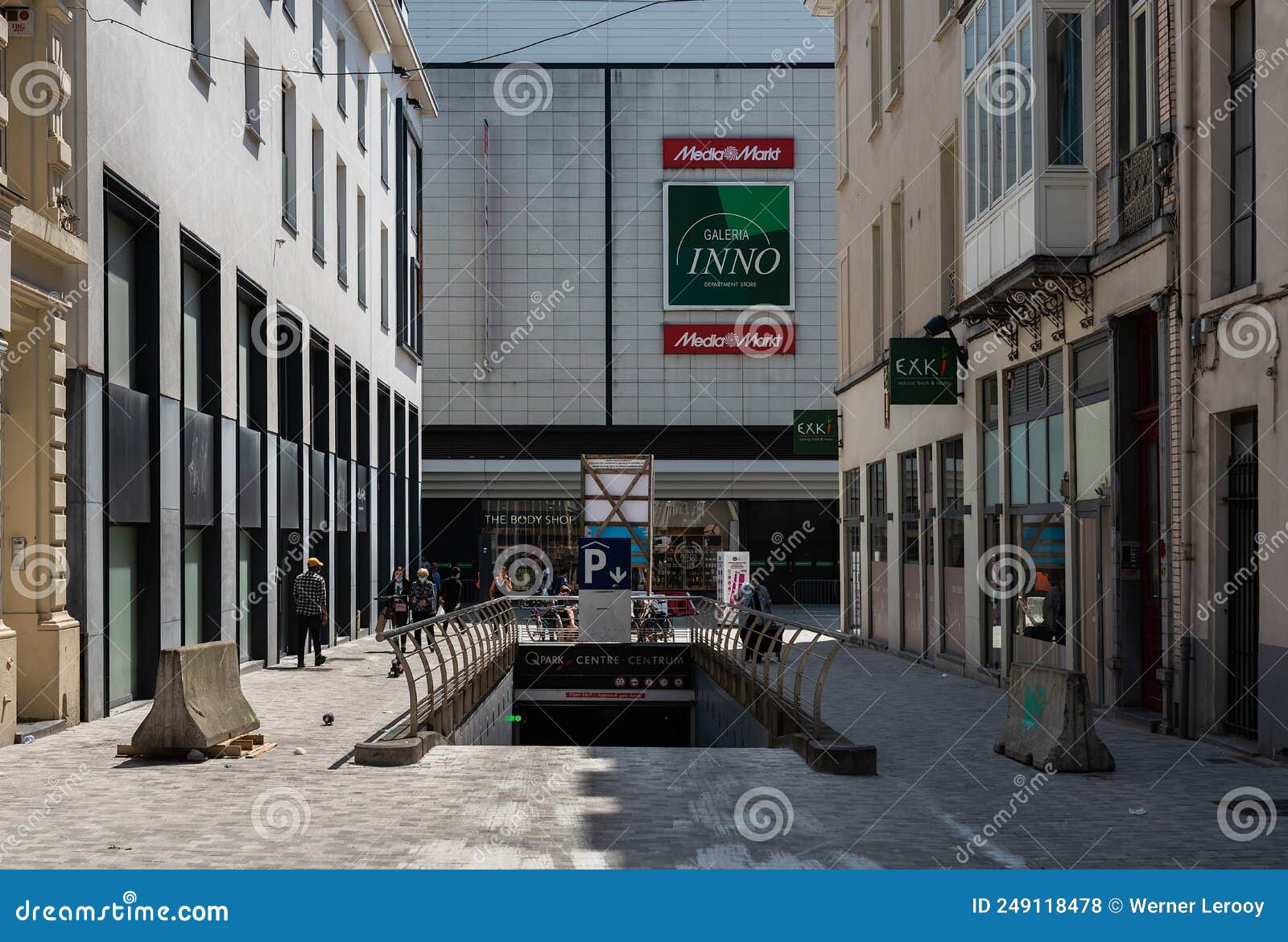 Brussels City Center, Brussels Capital Region - Belgium , Parkway and  Facade of the Galeria Inno and Media Markt Retail Concerns Editorial Stock  Photo - Image of lockdown, 2020: 249118478