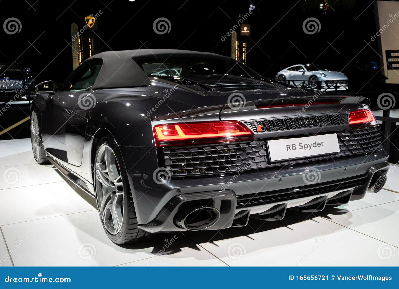 Audi R8 Spyder Sports Car Editorial Photo. Image Of Spyder - 165656721