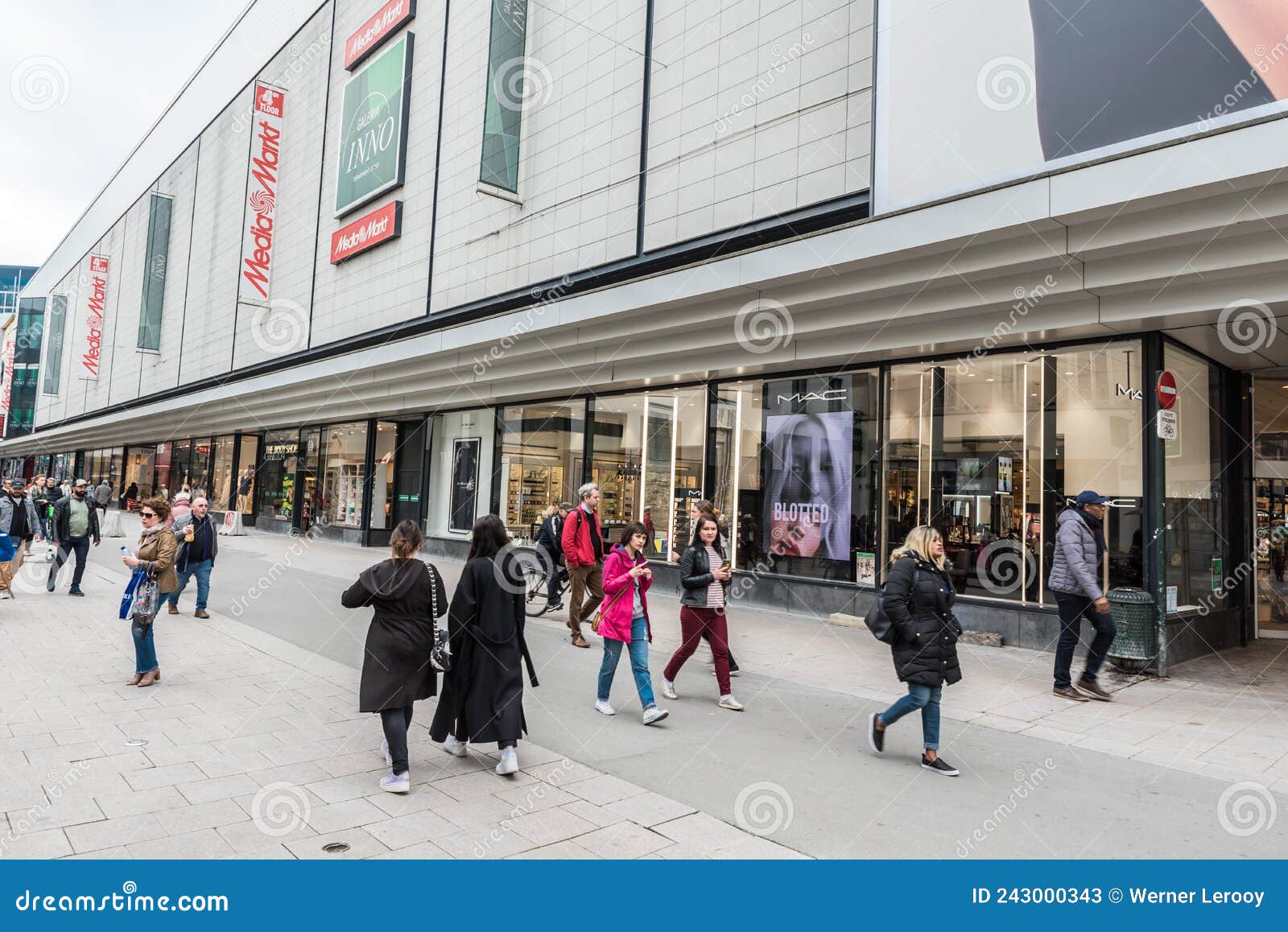 Brussels Old Town - Belgium - People Walking Along the Mediamarkt  Electronics Concern in the Rue Neuve, the Main Shopping Street Editorial  Stock Photo - Image of logo, area: 243000343