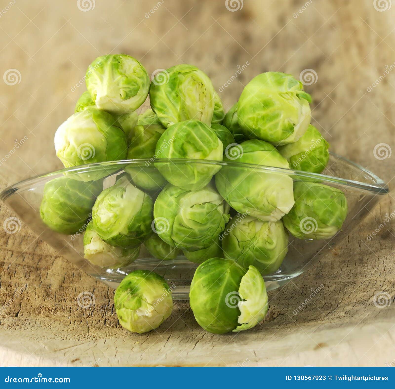 Brussels Sprouts, Cabbage Raw and Rich in Vitamins Stock Image Image