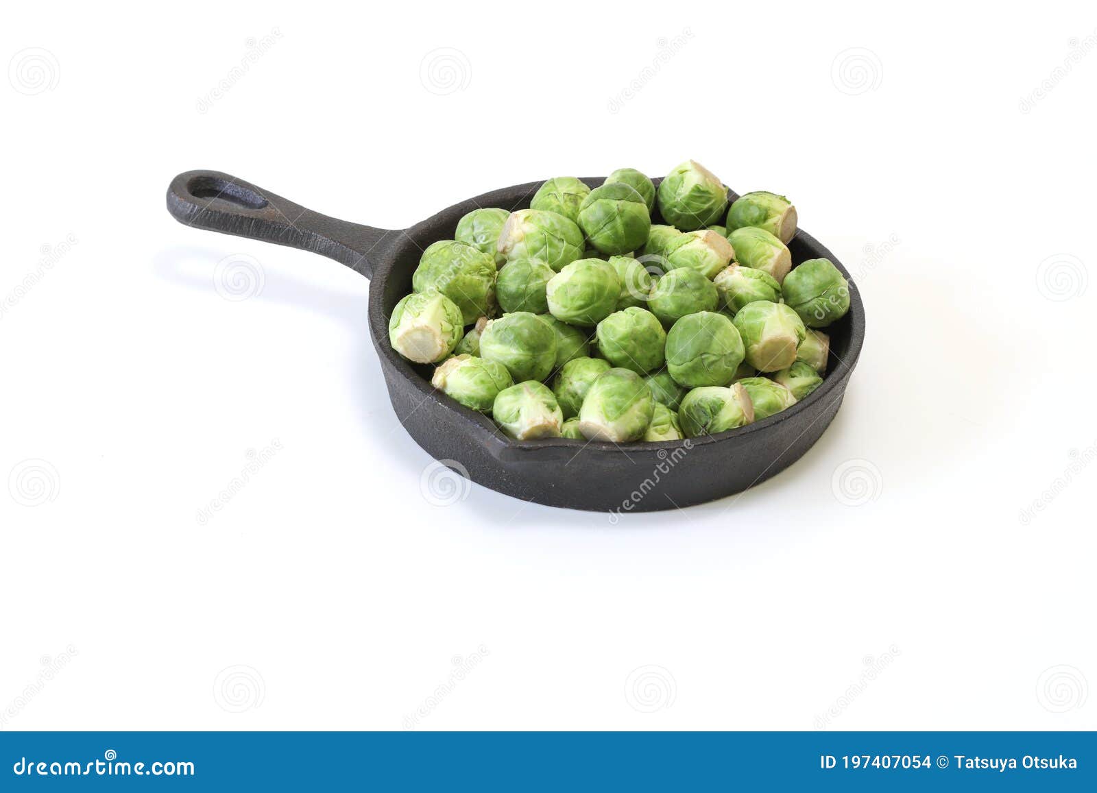 Brussels Sprouts in Thefrying Pan Stock Photo Image of fresh