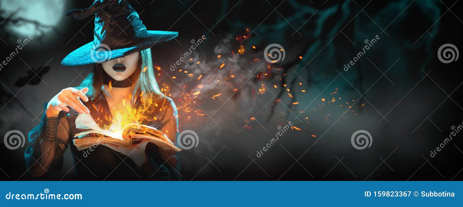 Cara feia de bruxa de Halloween Foto stock gratuita - Public