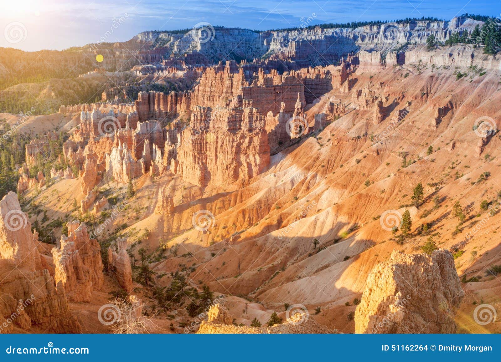 bryce canyon as viewed from sunrise point at bryce canyon nation