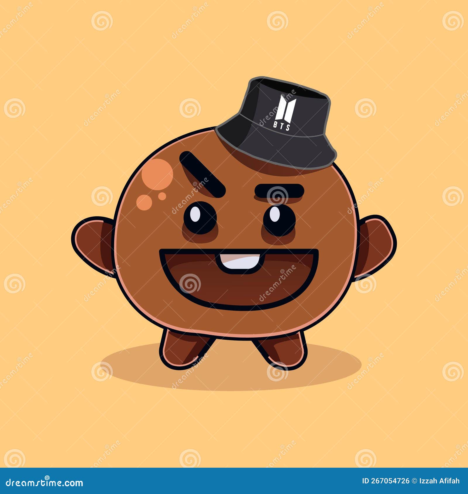 BTS BT21 SHOOKY Vector Illustration CartoonDealer 267054726 bts-bt21-shooky-vector-illustration-cartoondealer-267054726