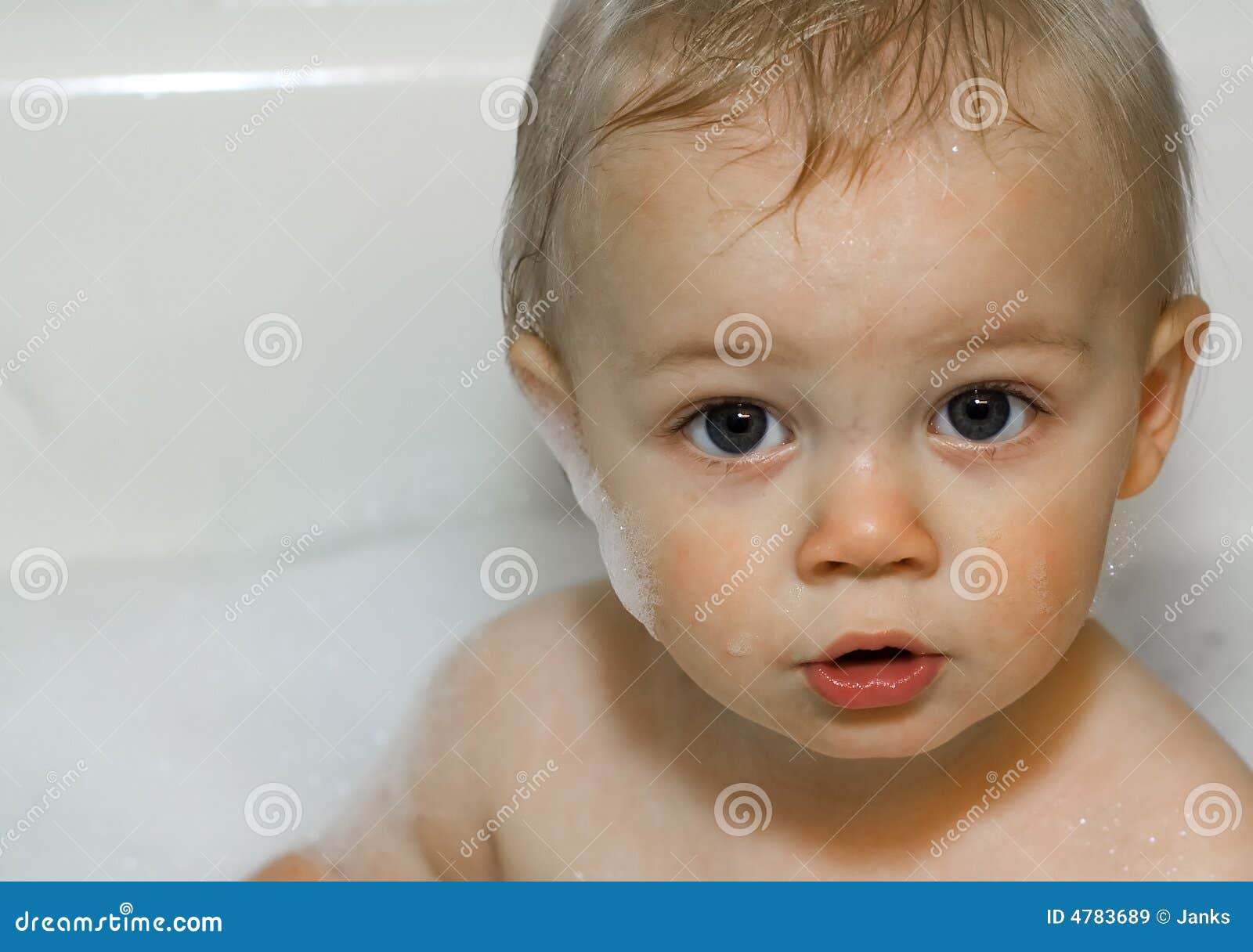 Bubble Bath boy stock image. Image of eyes, clean, child 4783689