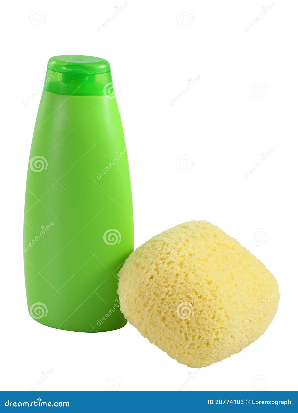 Bubble bath and sponge stock image. Image of hair, treatment 20774103