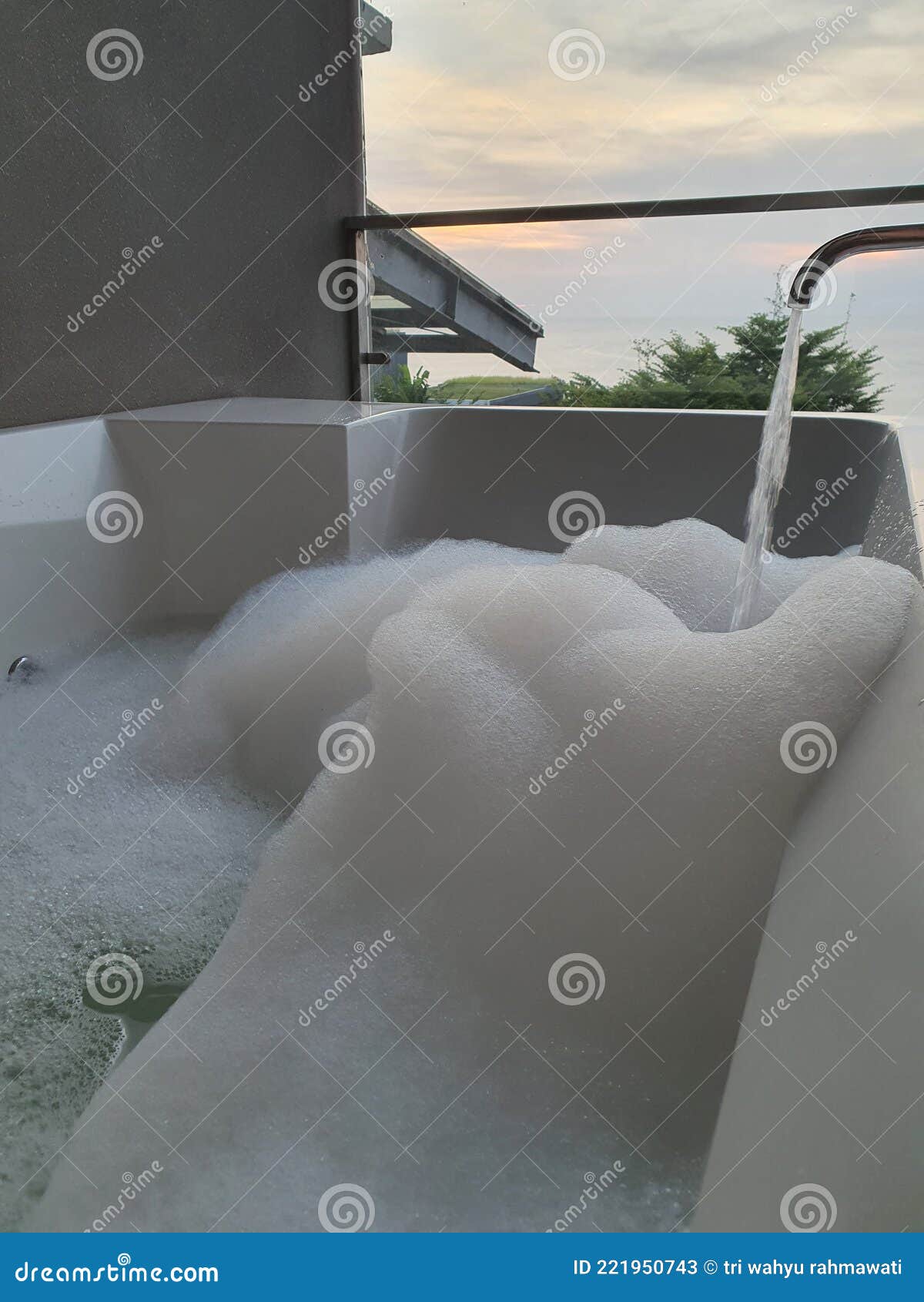 Bubble on Bath Tub and Warm Water Stock Image Image of bath, bubble