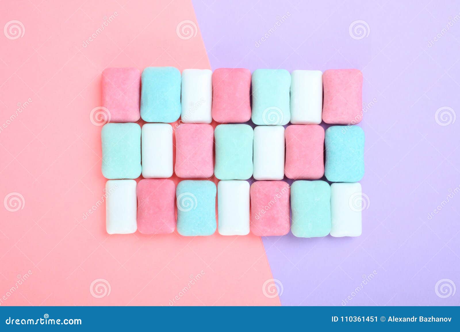 Bubble Gum Pastel Colors Stock Image Image Of Dental 110361451