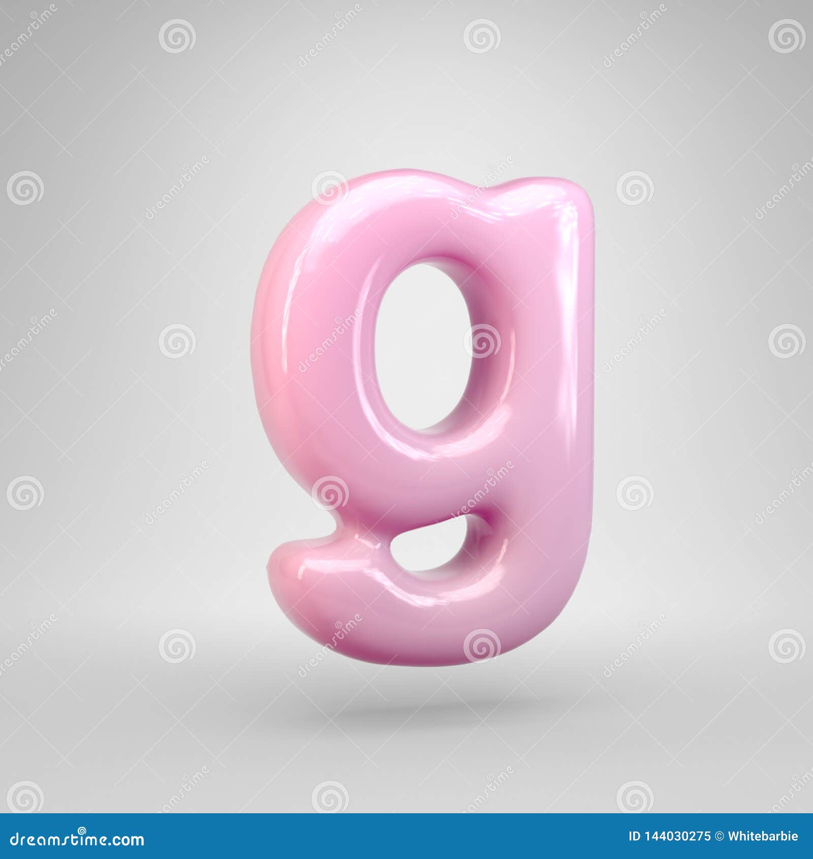 lowercase g bubble letter