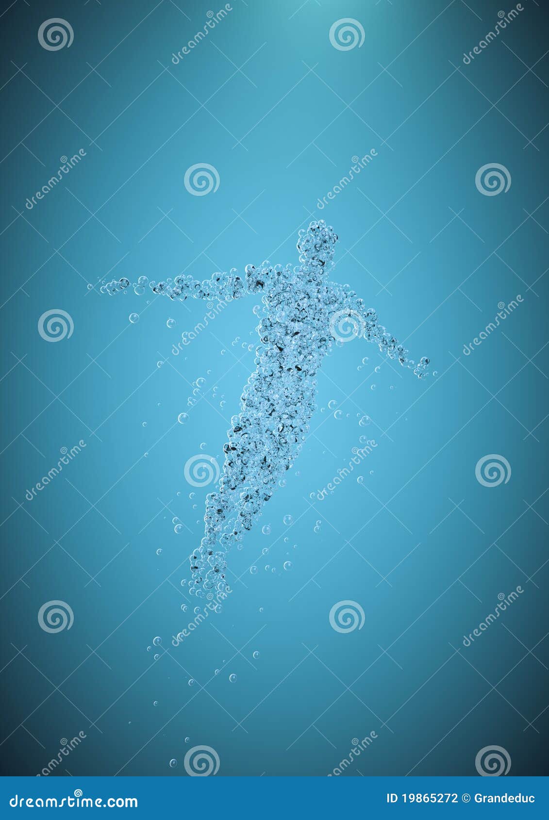 Bubble guy stock illustration. Illustration of transparent 19865272