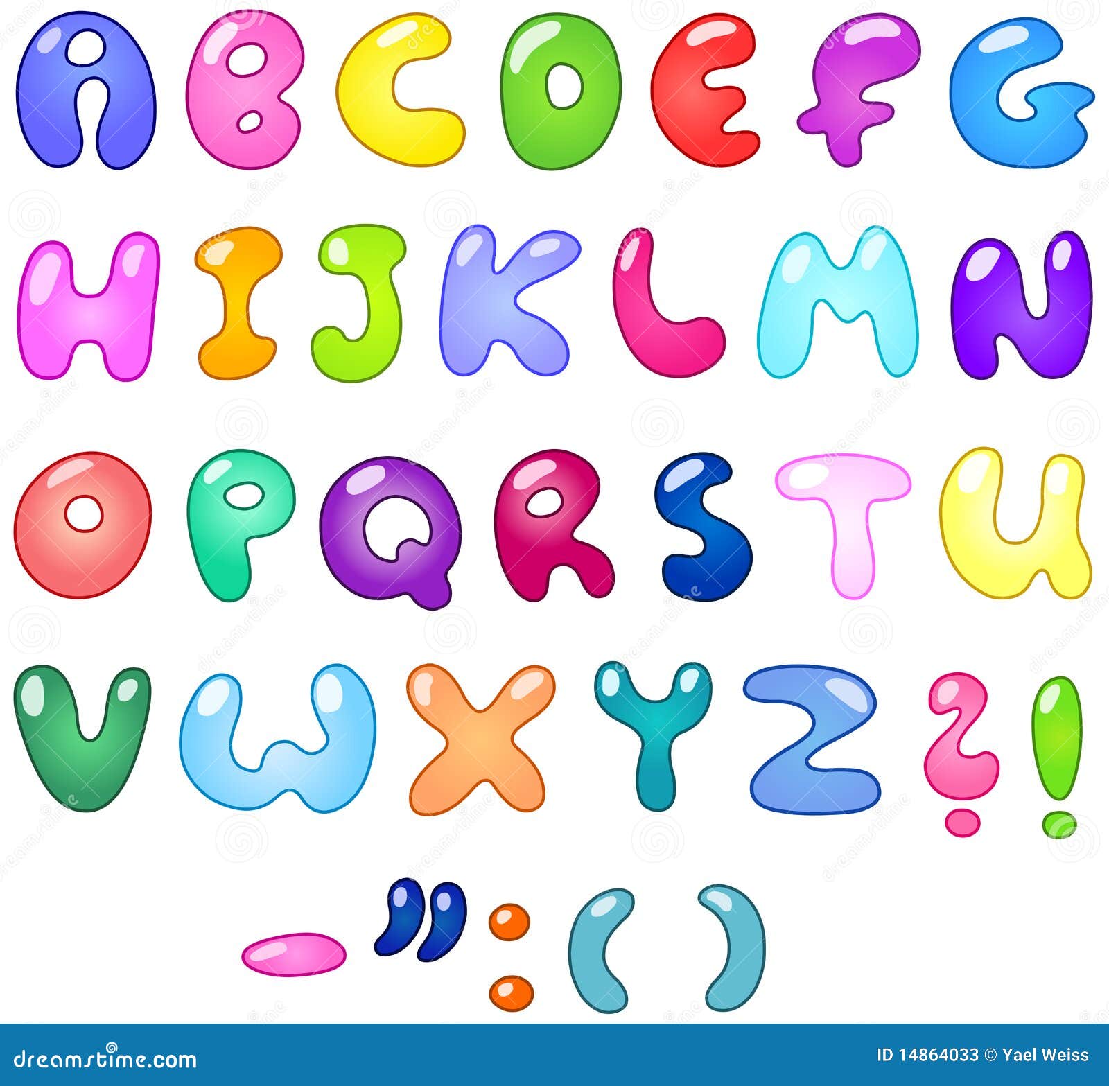 Bubble letters stock vector. Illustration of print, balloon - 14864033