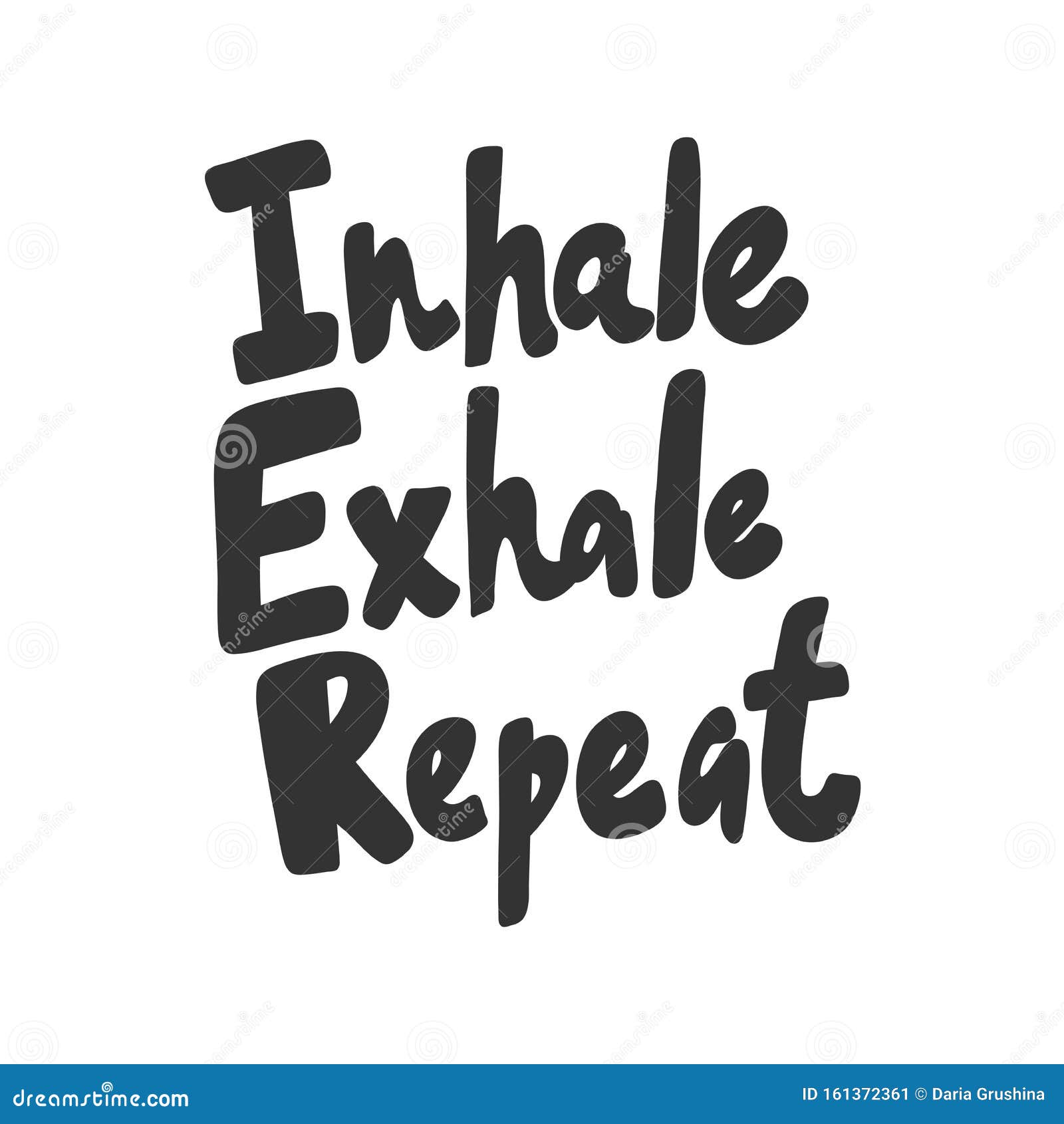 Breathe in. Breathe Out. REPEAT. SPIRITUAL STICKERS