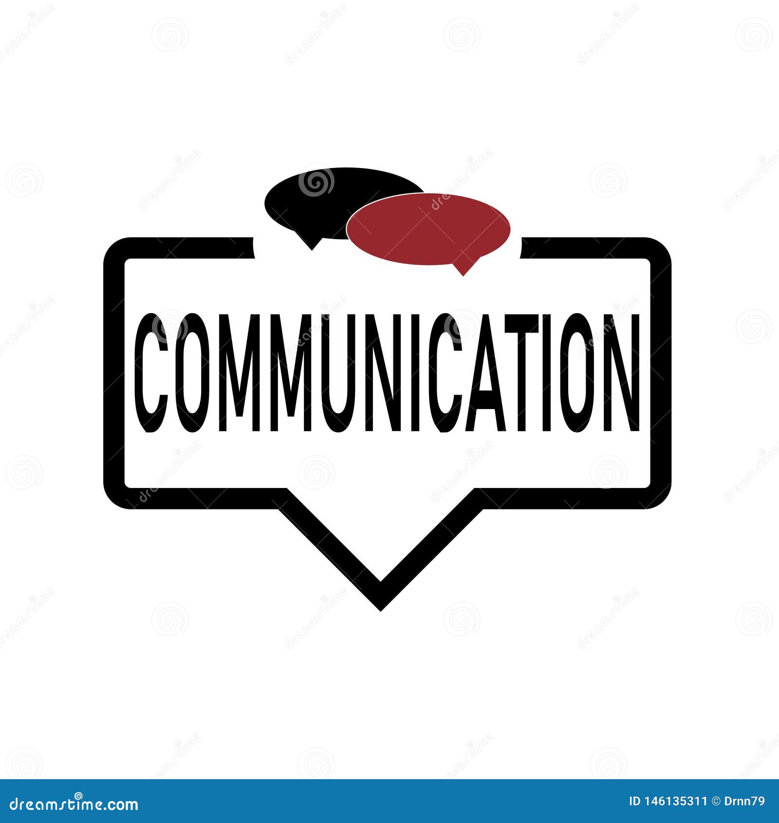 bubble speech comunication web icon isllustration 