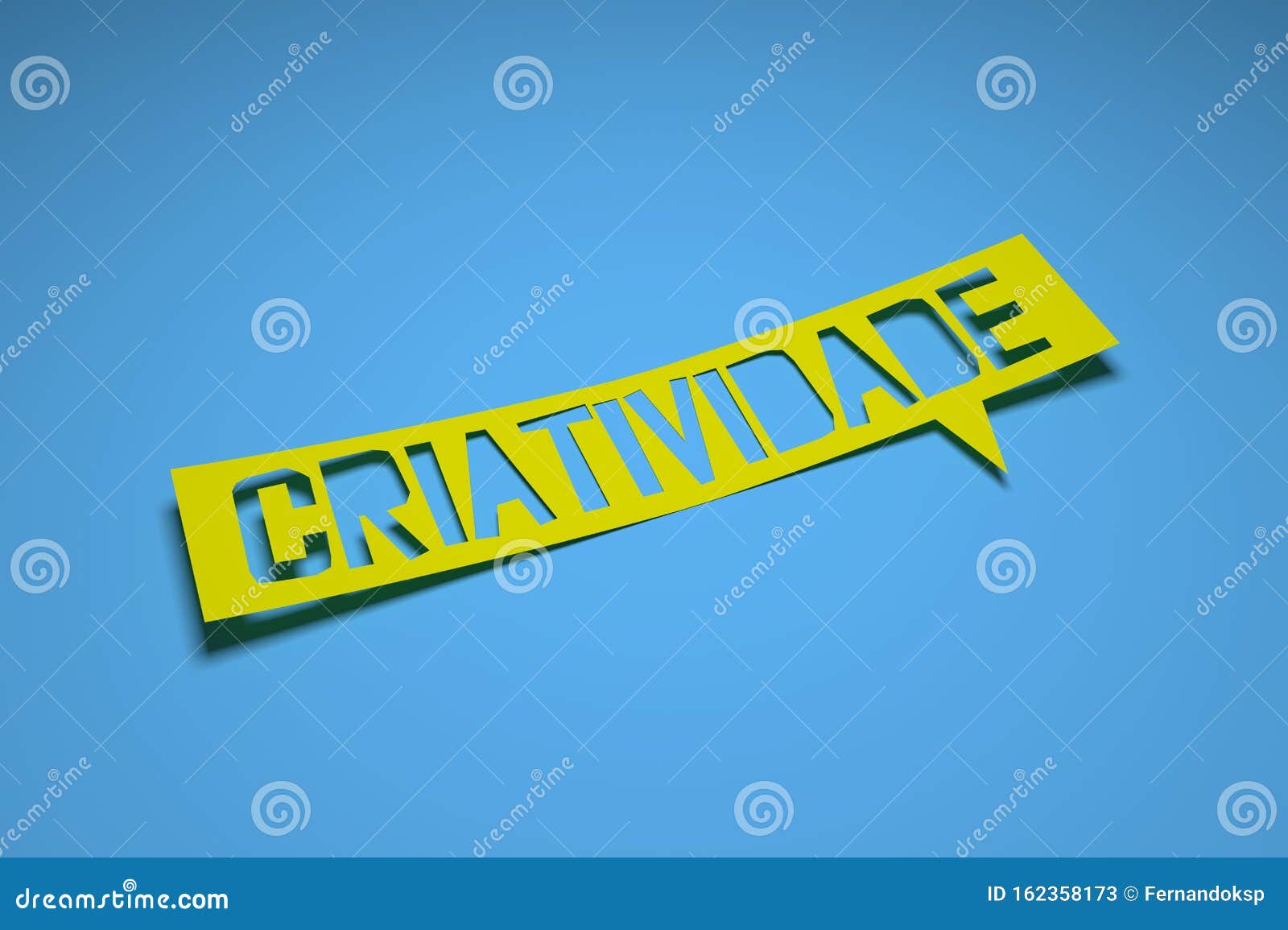 banner with the phrase `criatividade`. stock photo