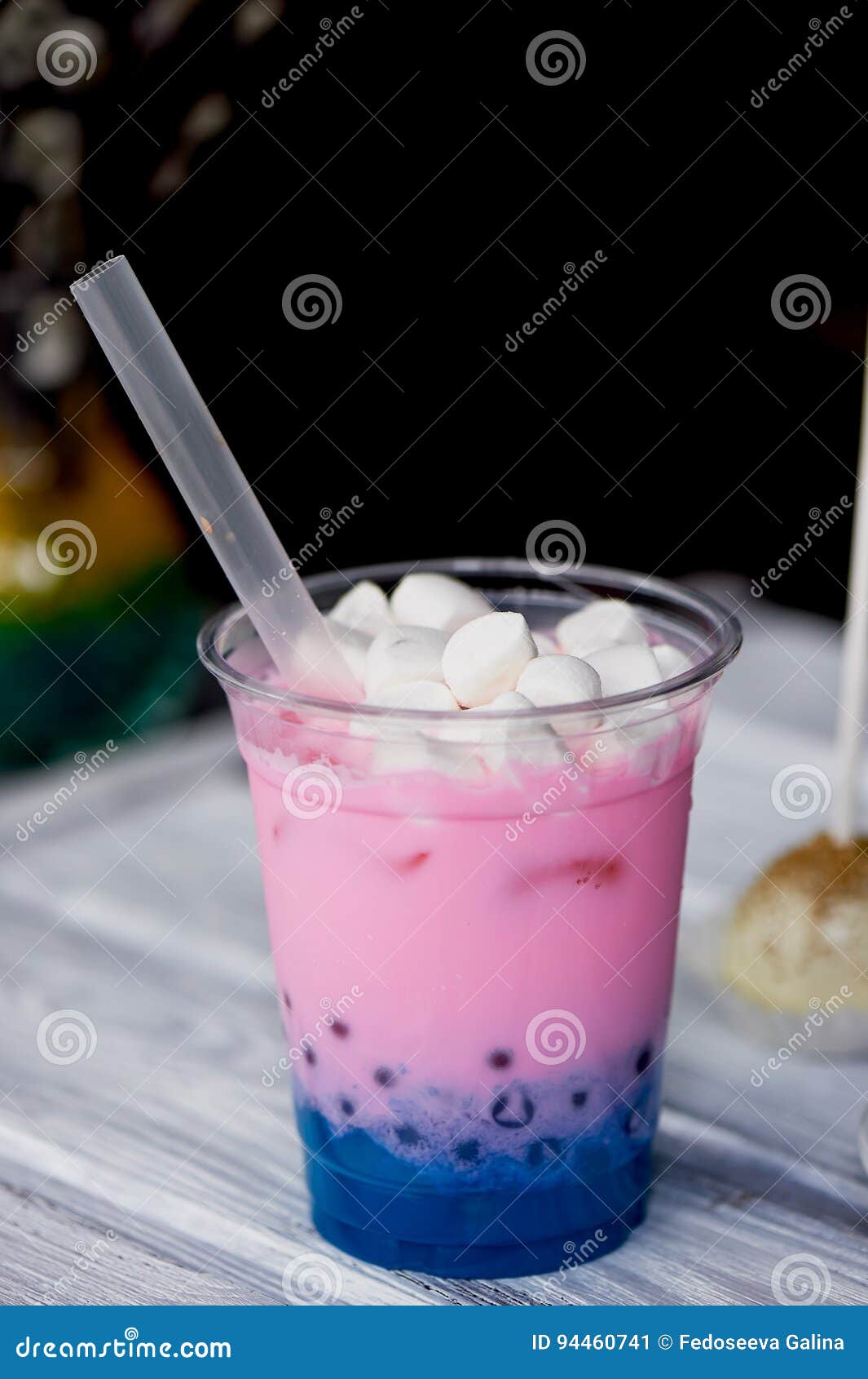 Fresh Ice Tea In Plastic Glass With Straw Stock Photo, Picture and Royalty  Free Image. Image 29464317.