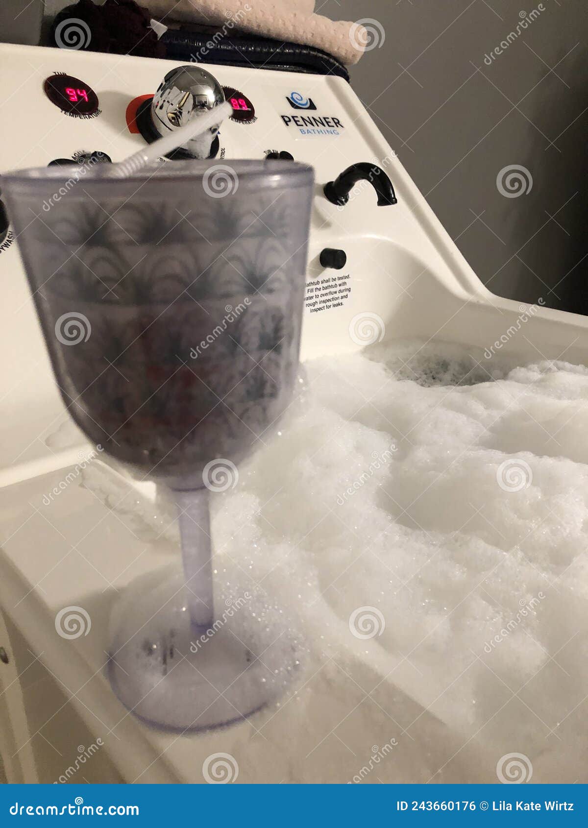 Bubble Whirlpool Bath Time with Wine Editorial Photo Image of bath, bubble 243660176