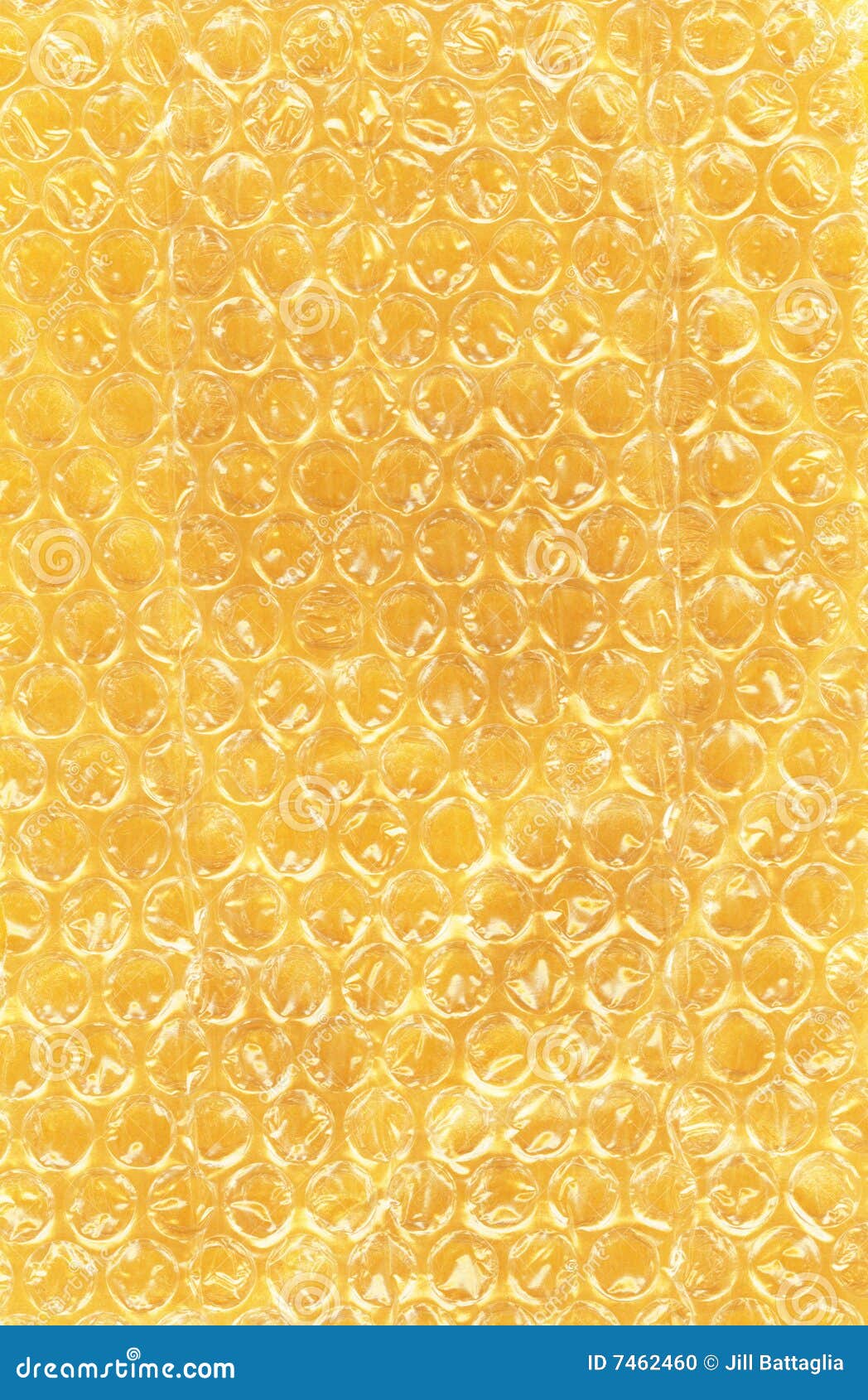 Bubble Wrap on Yellow Paper Stock Photo - Image of parcel, insulation