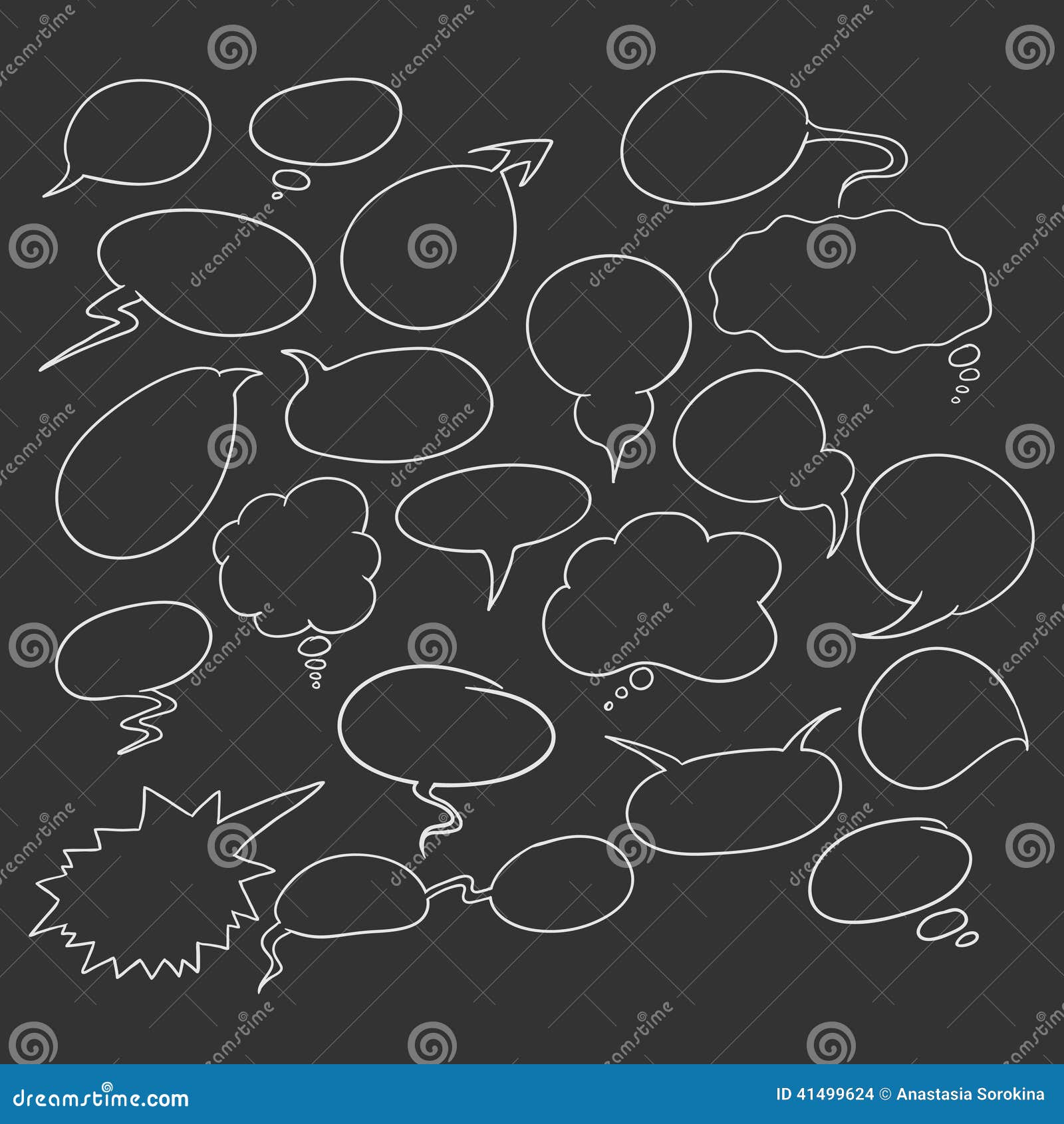 Bubbles on a Black Background Stock Illustration - Illustration of