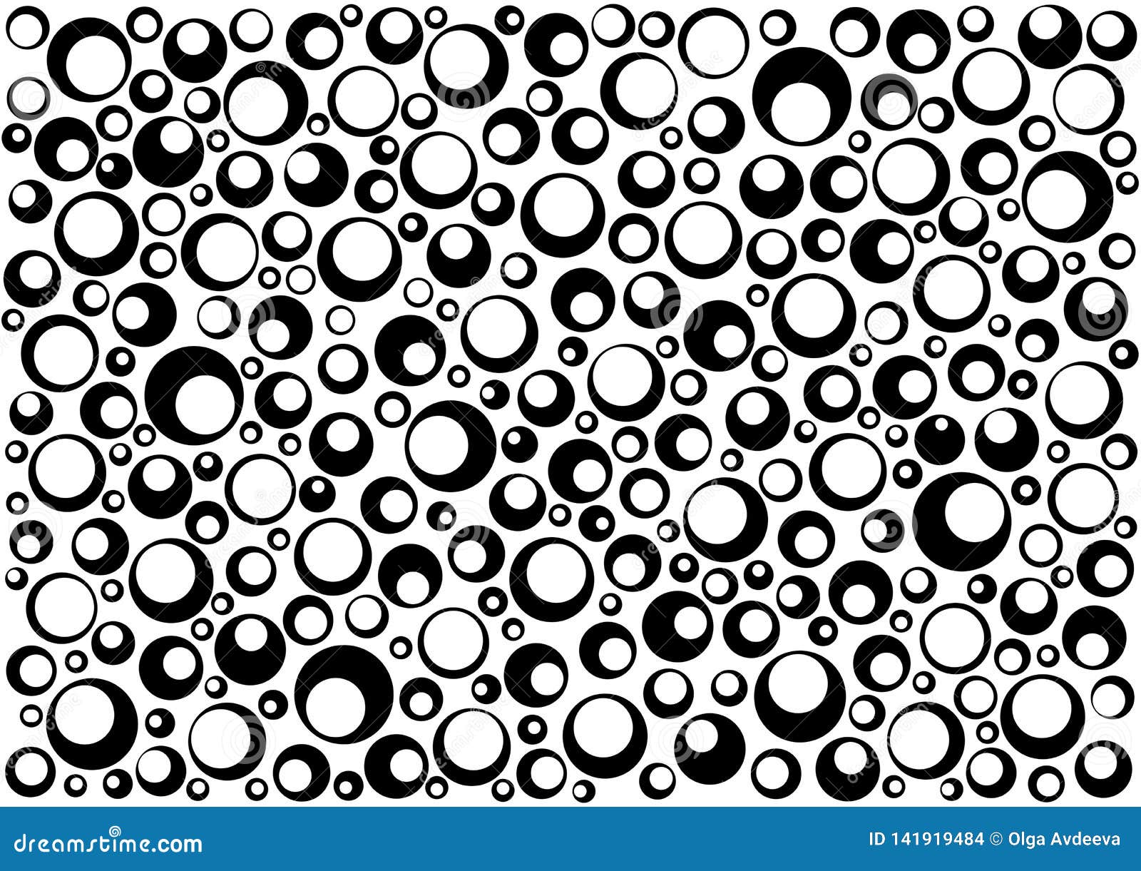 Bubbles Black White Circles, Background Balls, Pimples Stock ...