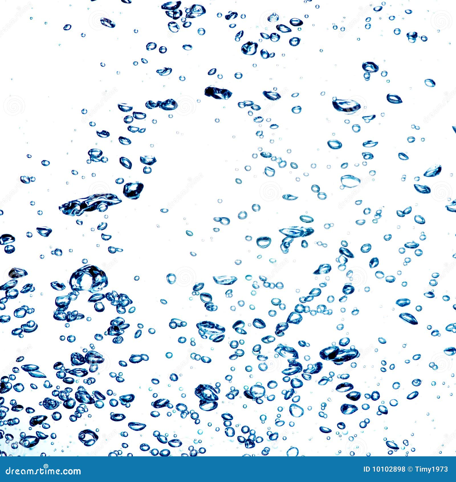 Bubbles in clear water stock photo. Image of concept 10102898