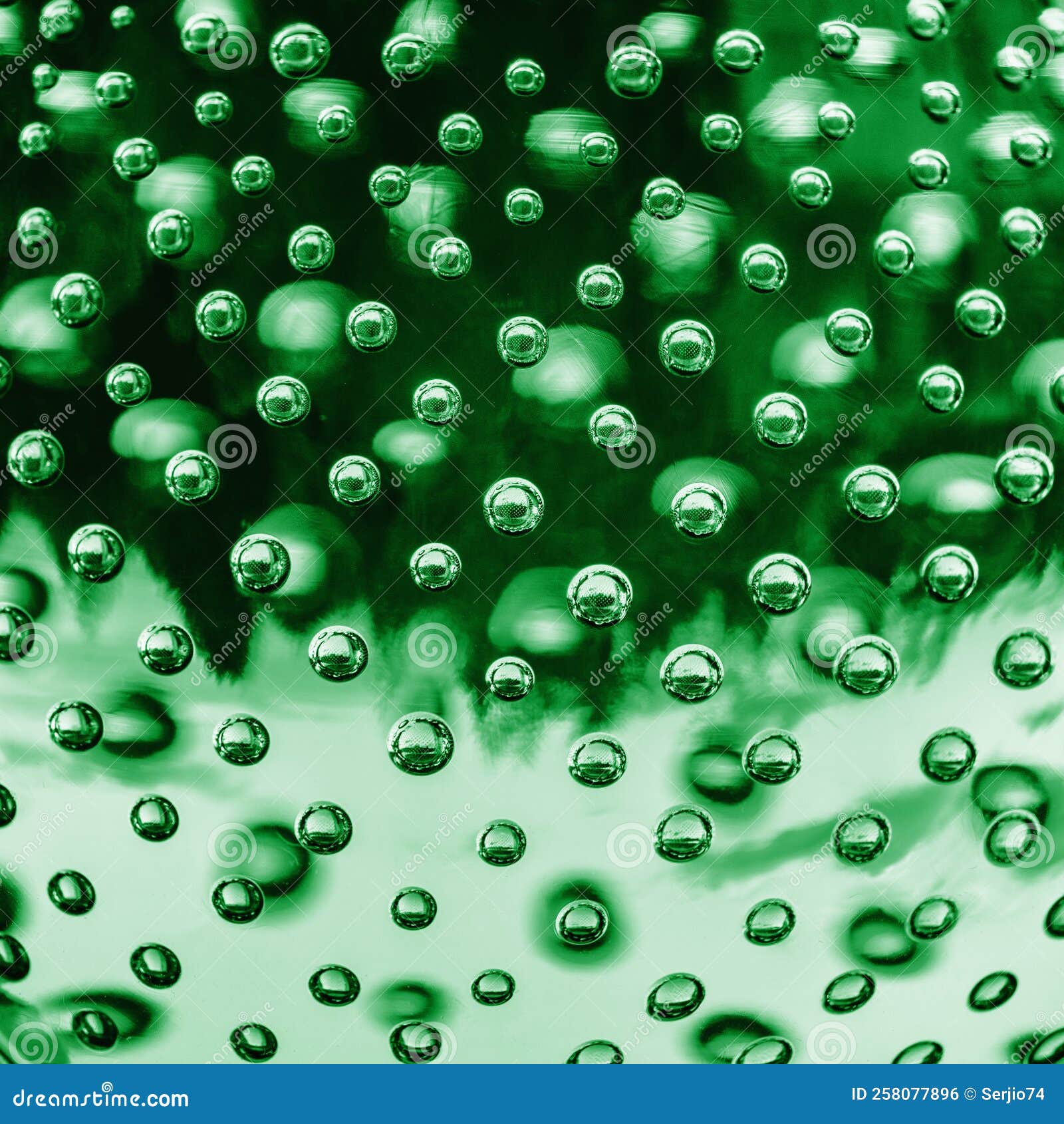 Bubbles Inside of the Glass. Stock Photo Image of decorative, bubbles